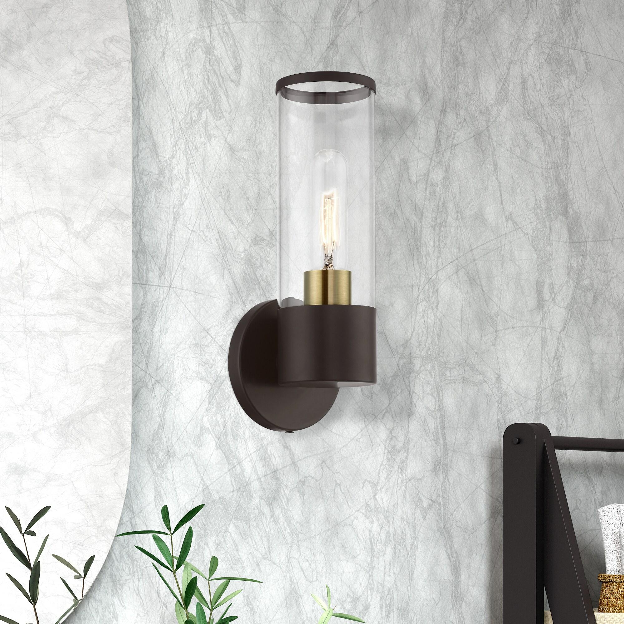 Livex Lighting Banca 1 - Light Sconce in  Bronze/Antique Brass