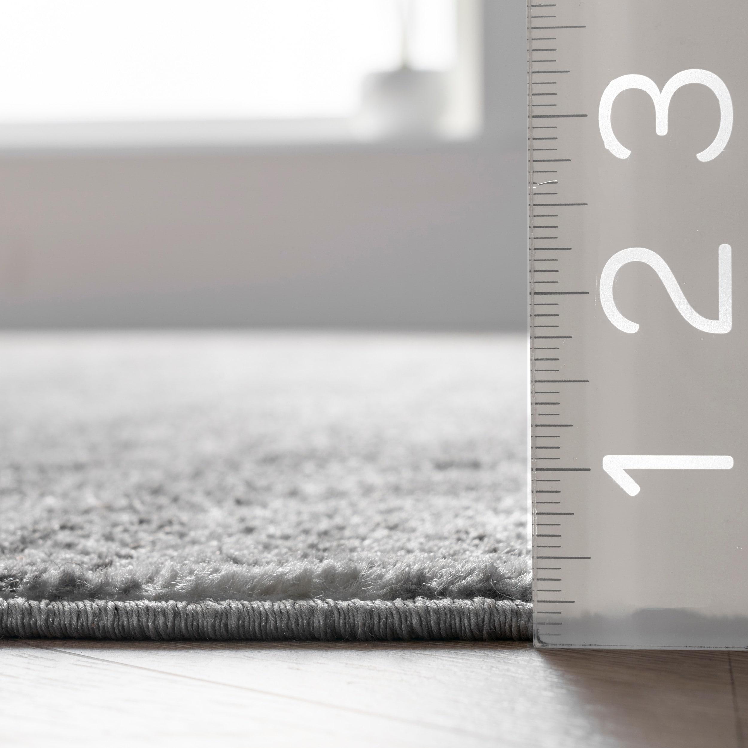 Deedra Modern Abstract Power Loom Performance Gray/White Rug