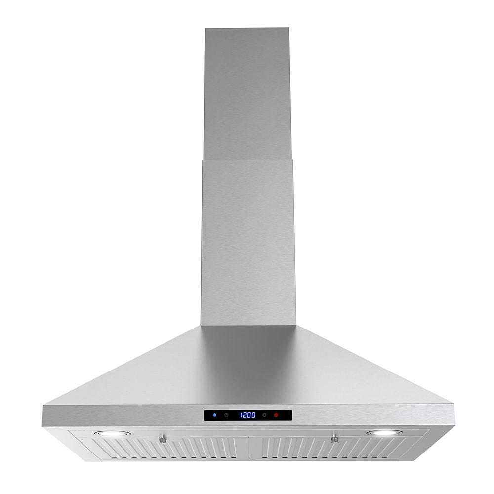 Streamline Francesco 30" 350 Cubic Feet Per Minute Ducted Wall Mount Range Hood with Baffle Filter and Light Included