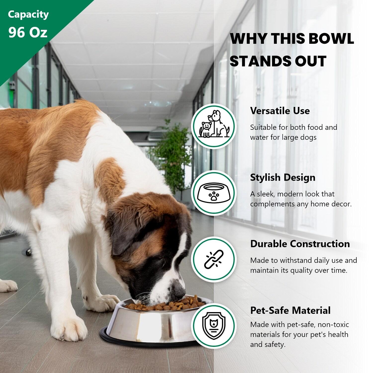 2 Cups Anti-Skid Pet Bowl (Set of 2)