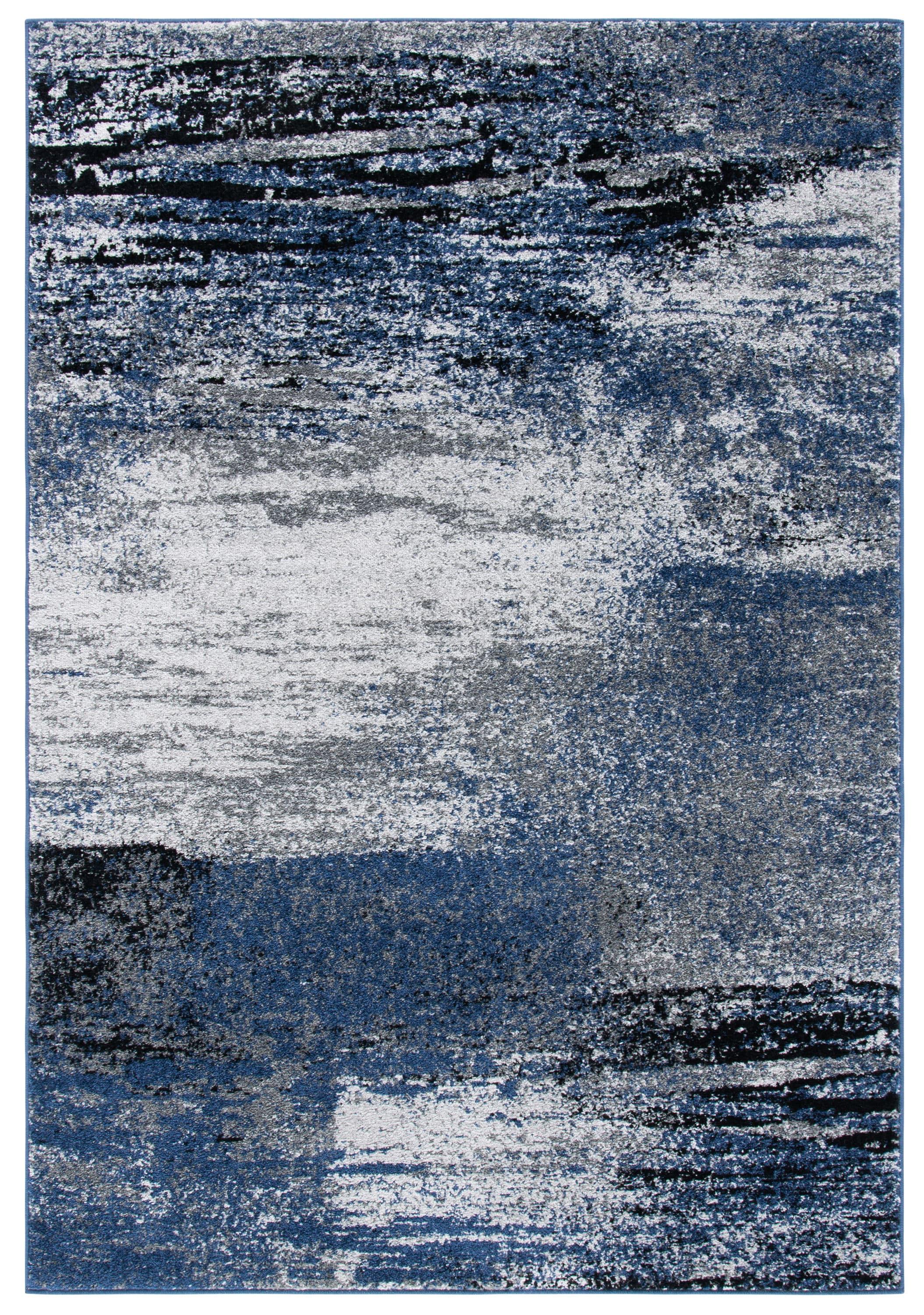 Adirondack ADR112 Machine Made Indoor Area Rug - Grey/Blue - 8'x10' - Safavieh