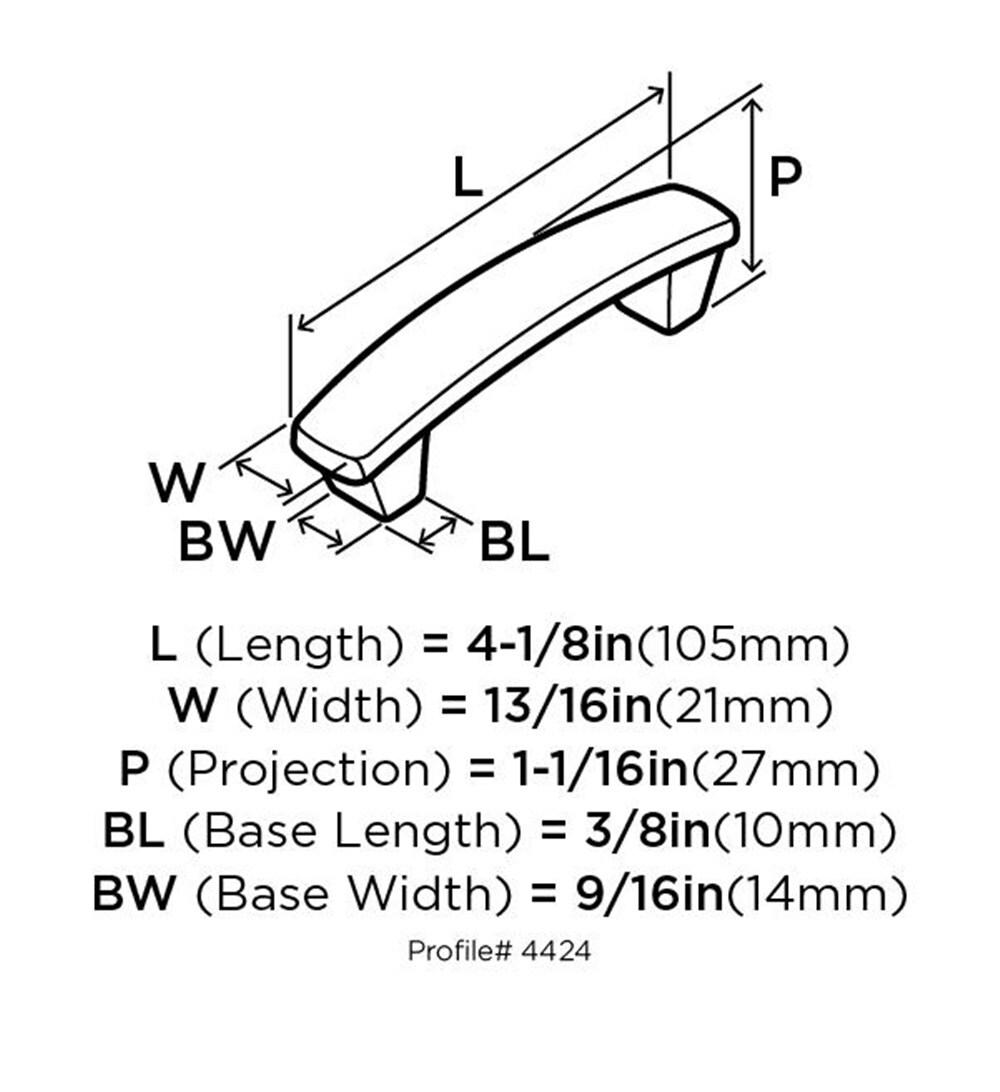 Satin Nickel 3-Inch Center to Center Cabinet Pull