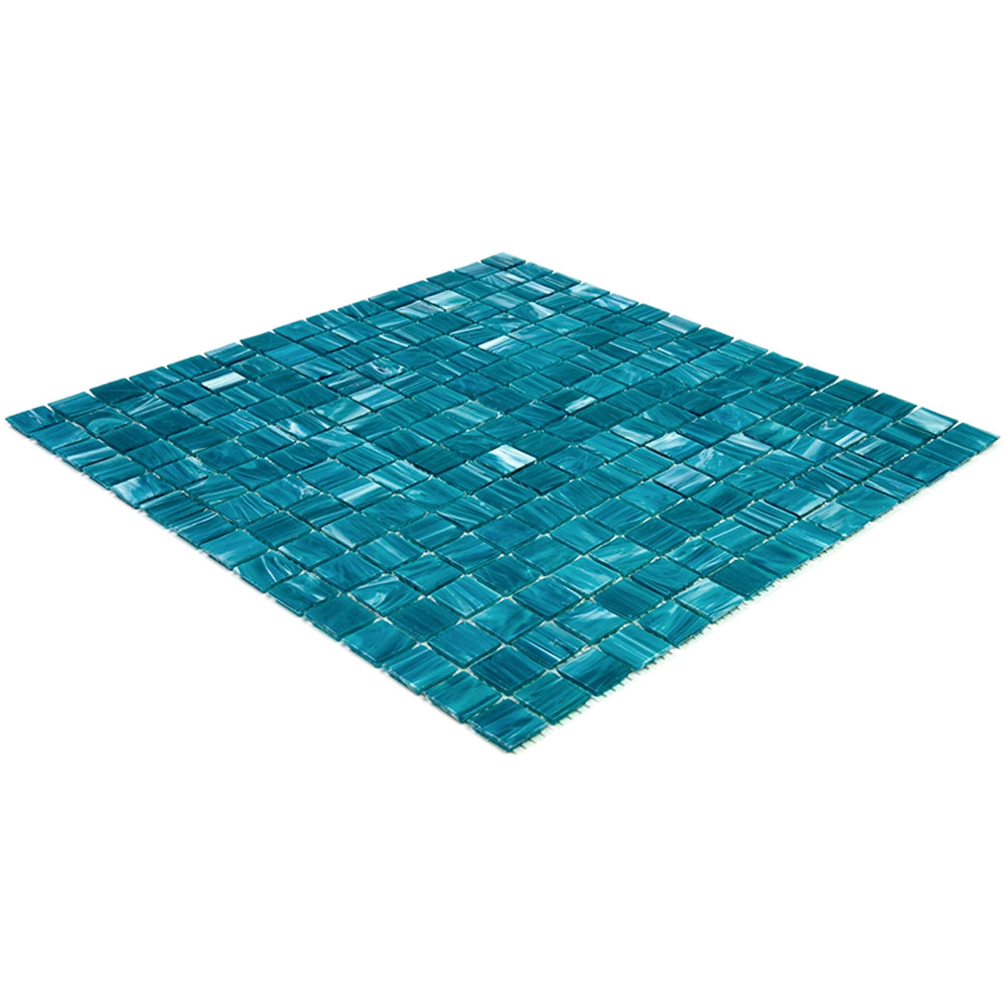 Celestial 0.8" x 0.8" Glass Grid Mosaic Wall & Floor Tile