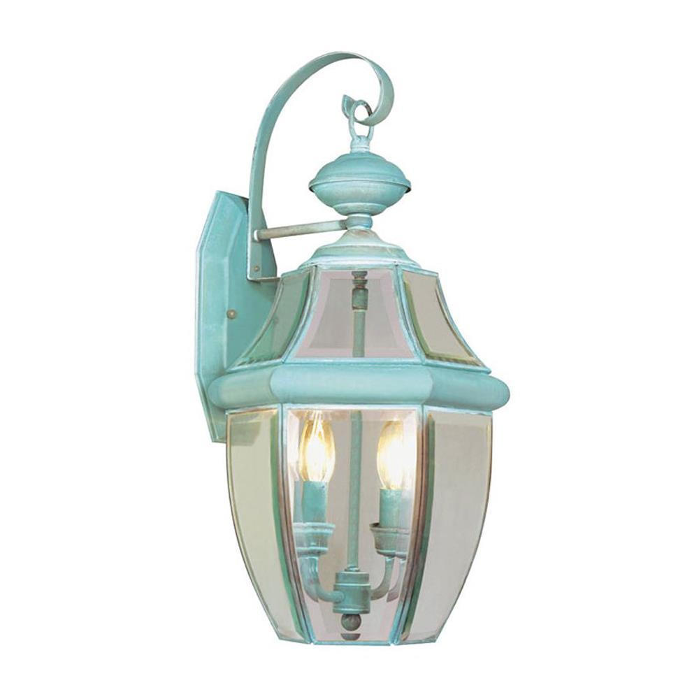 Livex Lighting Monterey 2 - Light Wall Light in  Verdigris