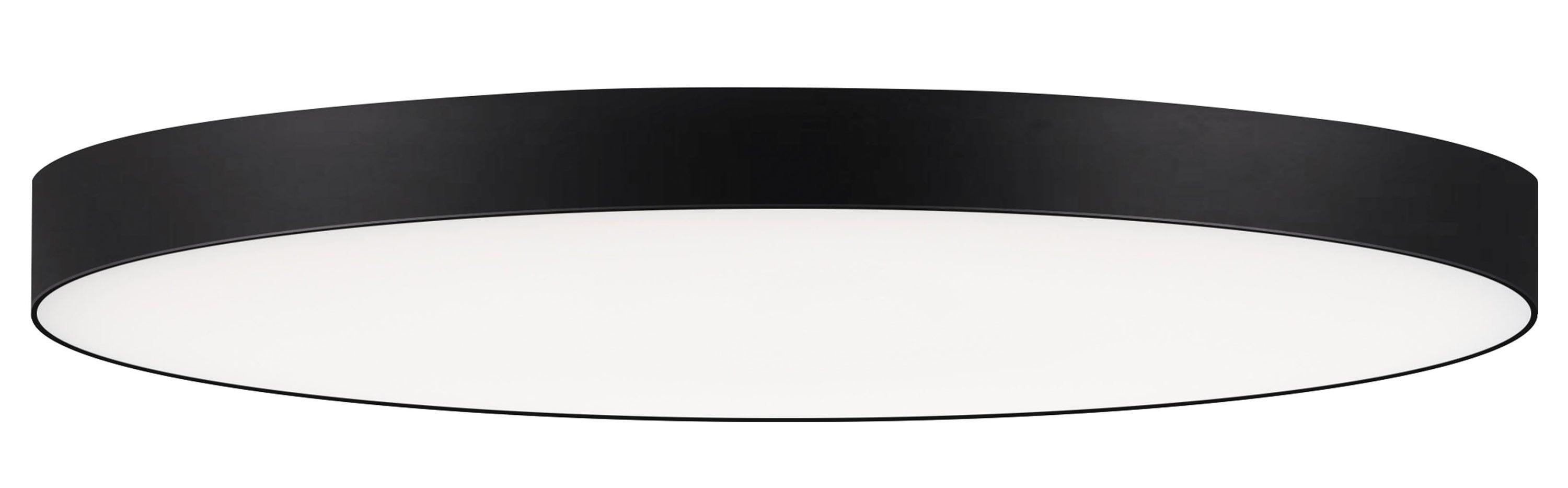 Maxim 57664Wt Trim 11" Wide Integrated Led Flush Mount Ceiling Fixture - Black