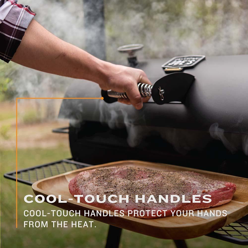 Oklahoma Joe's Oklahoma Joe's 1060 sq. in. Longhorn Reverse Flow Offset Smoker, Black