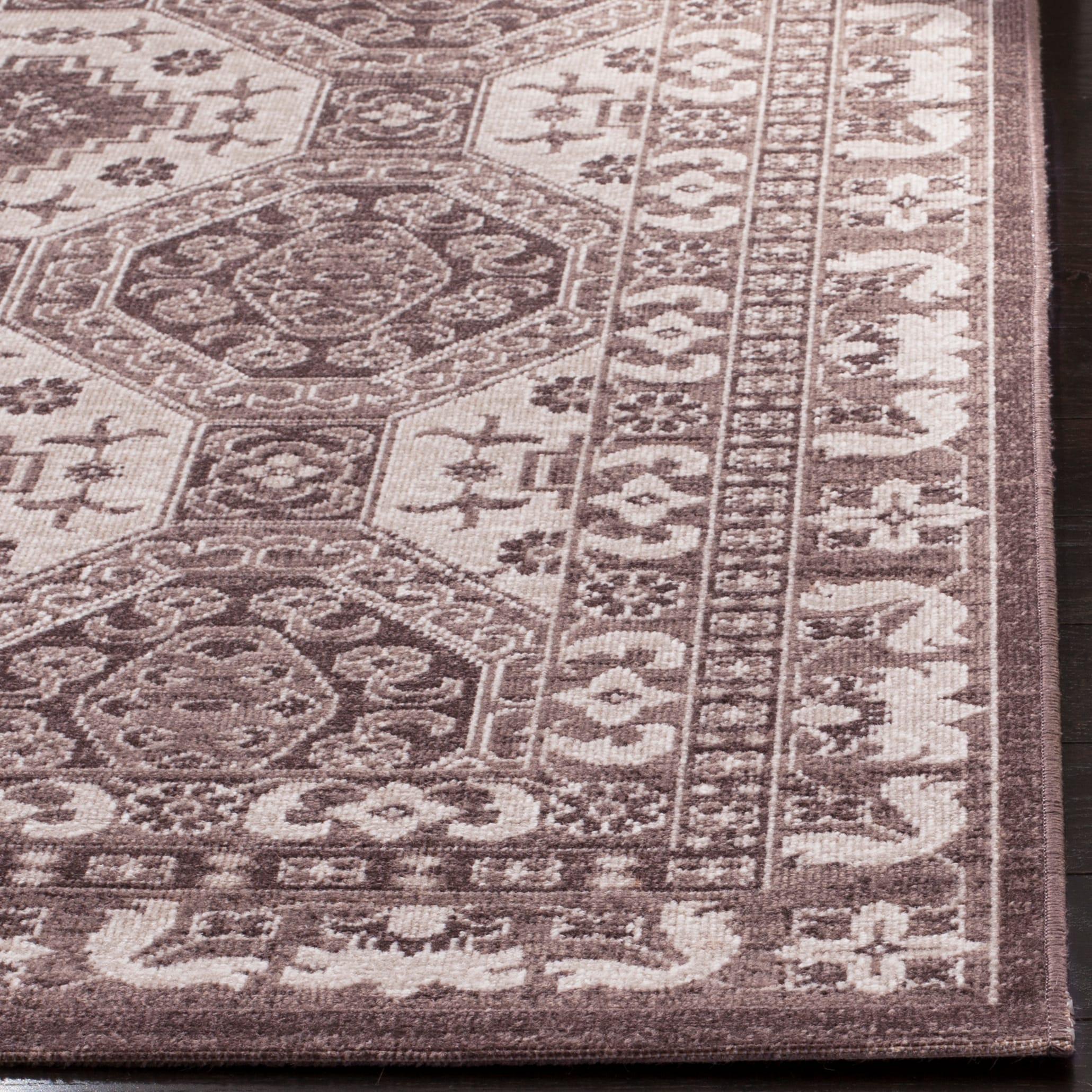 SAFAVIEH Artisan Thurstan Geometric Area Rug, Brown/Ivory, 8' x 10'