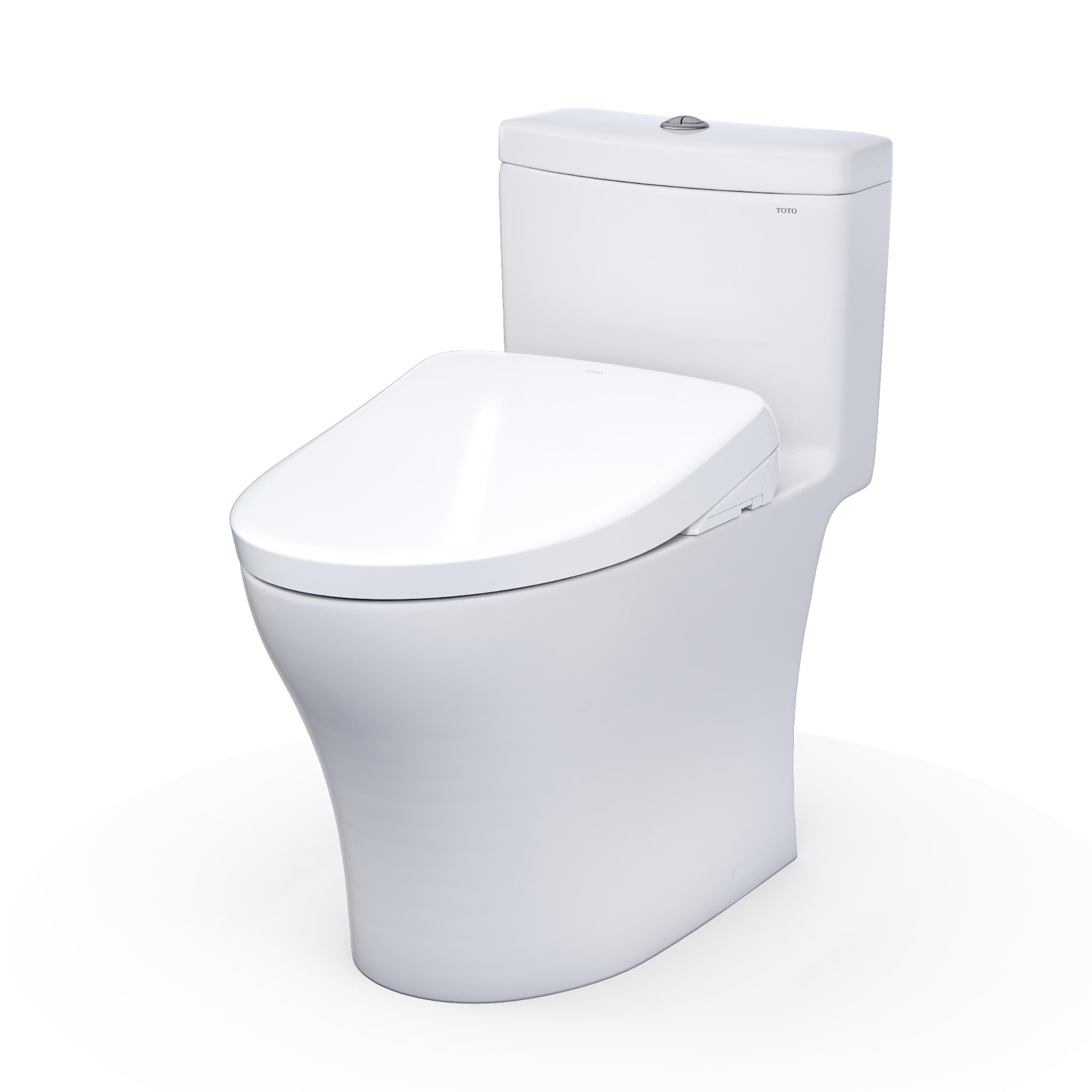 Aquia® IV 1.28 GPF Auto Flush Elongated Floor Mounted One-Piece Toilet (Seat Included)