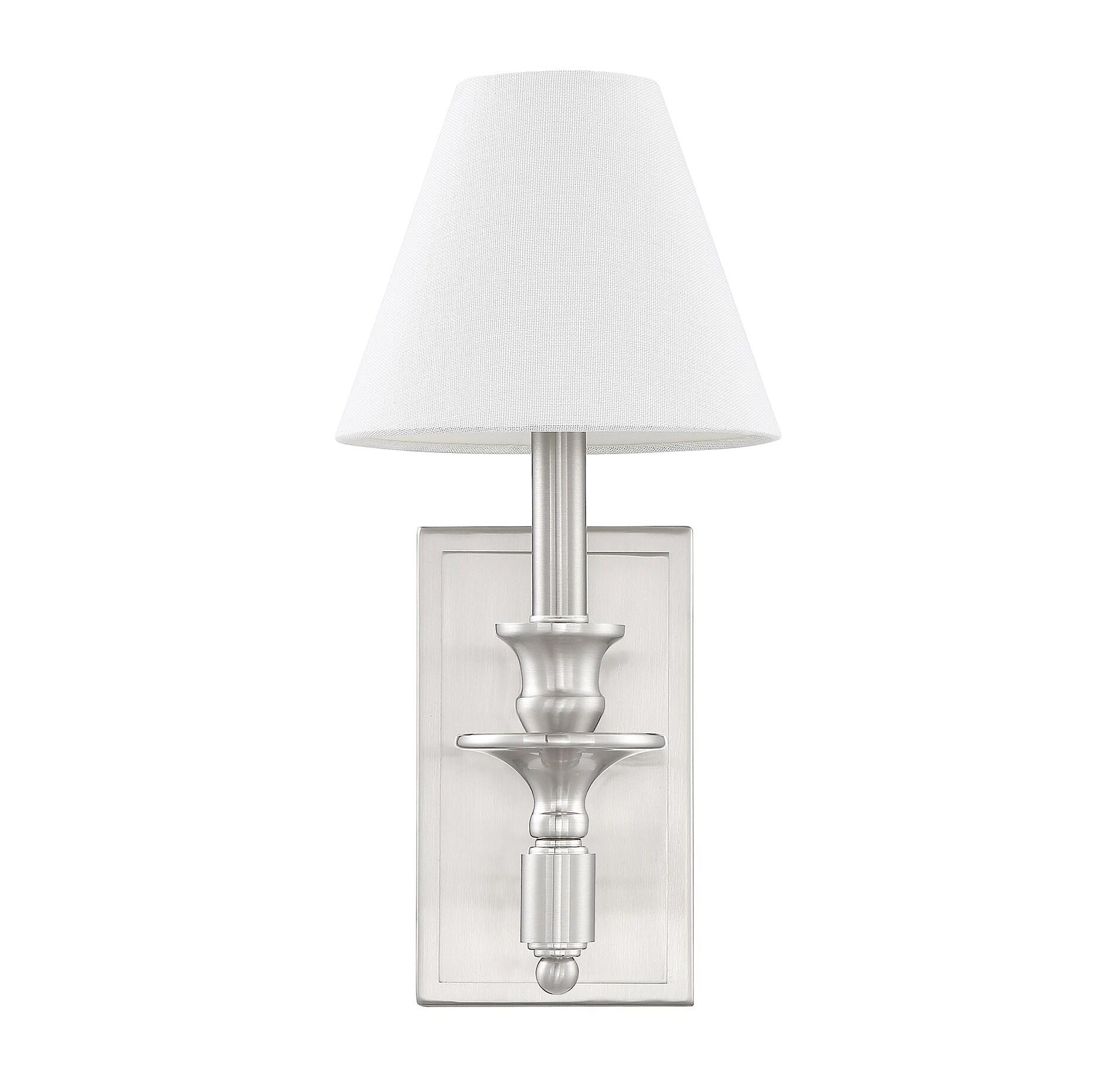 Savoy House Washburn 1 - Light Wall Light in  Satin Nickel