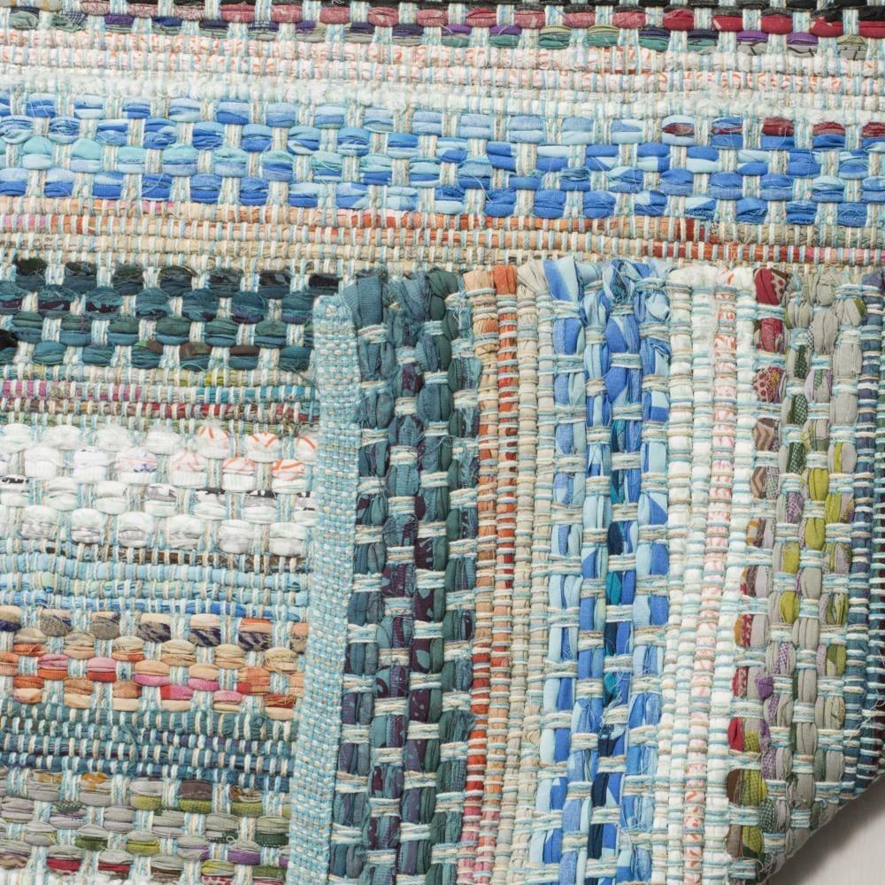 Montauk MTK975 Hand Woven Runner Rug - Aqua/Multi - 2'3"x8' - Safavieh.