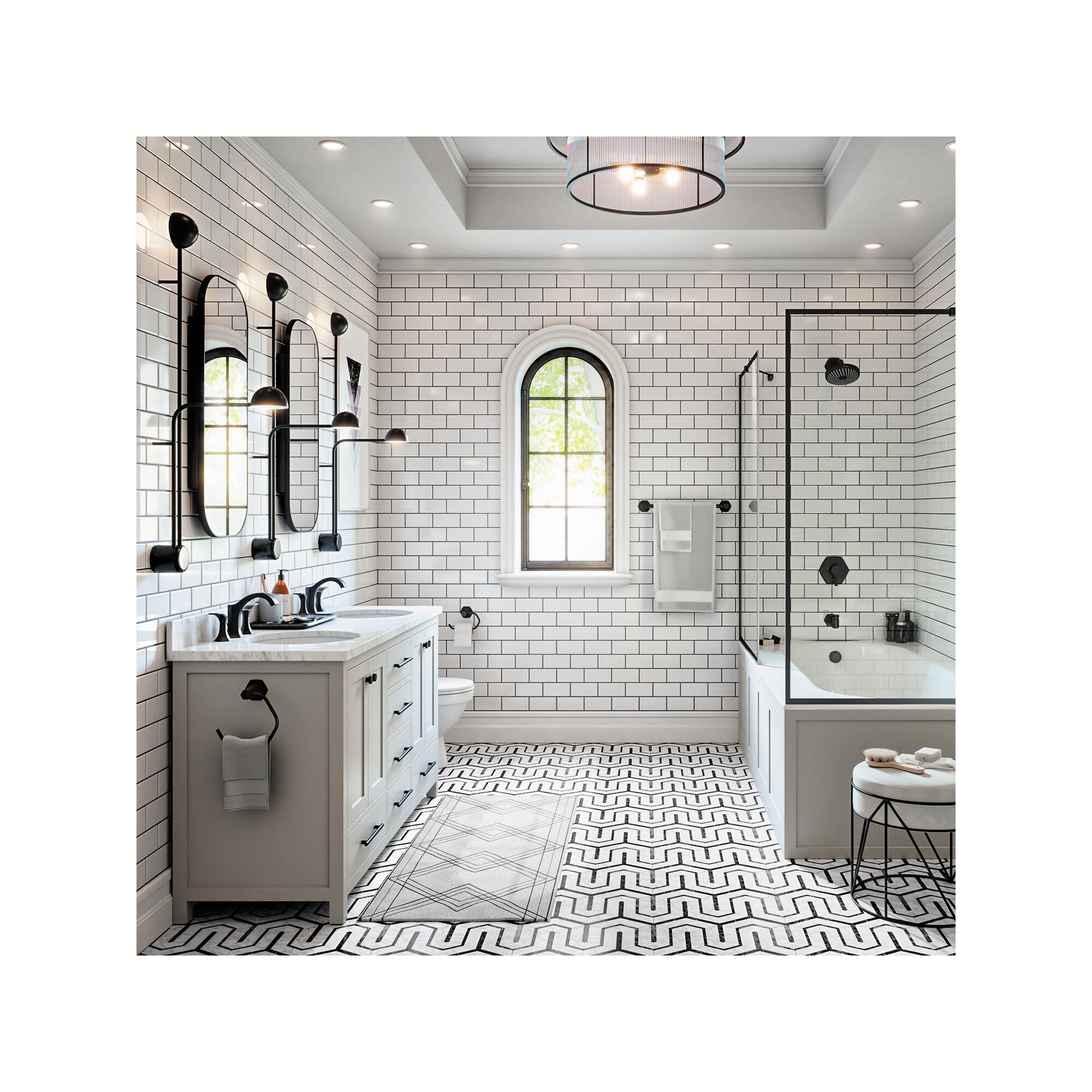 Locarno Widespread Bathroom Faucet with Drain Assembly