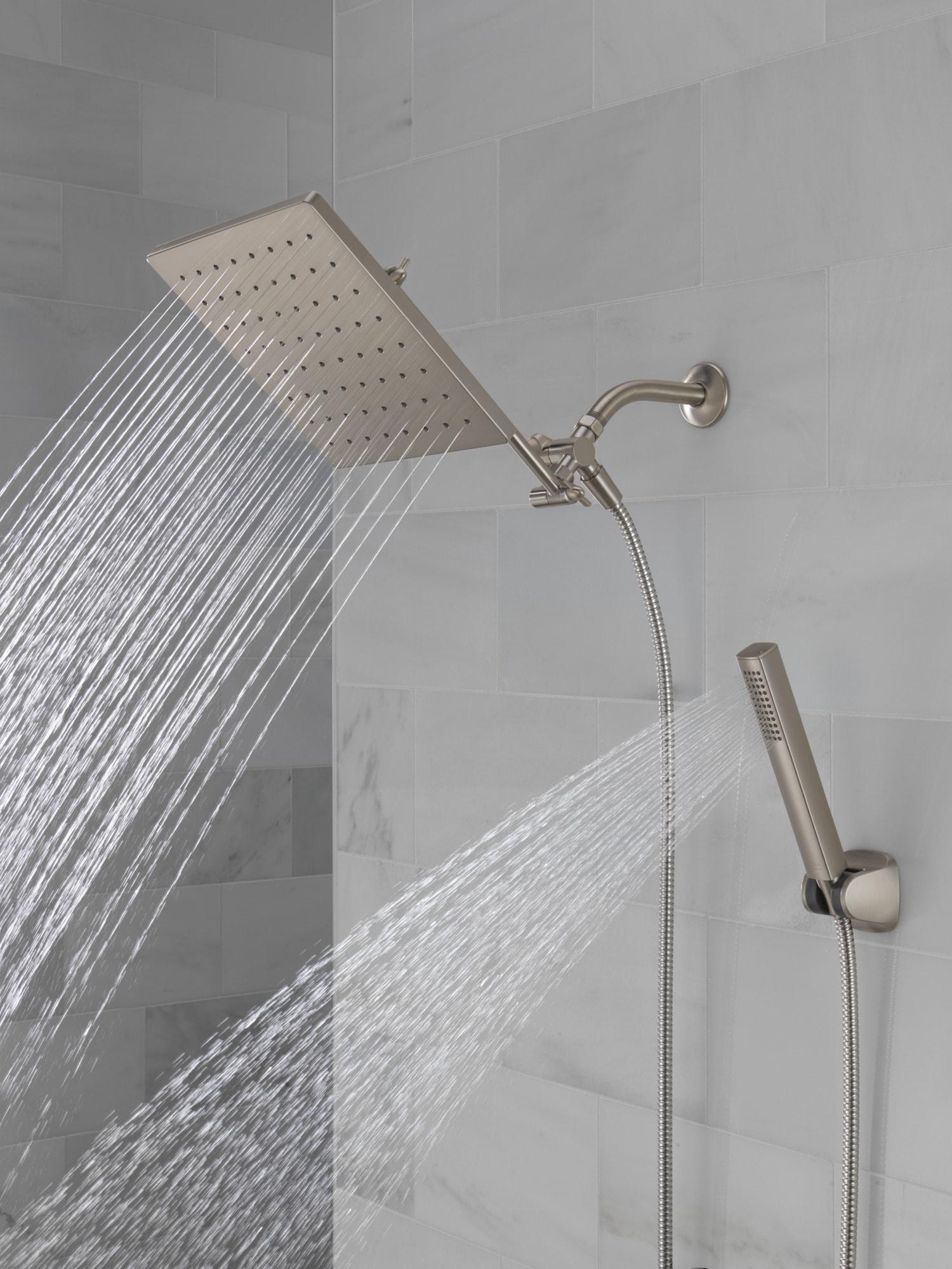 10-inch Raincan Shower Head and Hand Held Shower Combo, Rainfall Shower Head and Hand Shower
