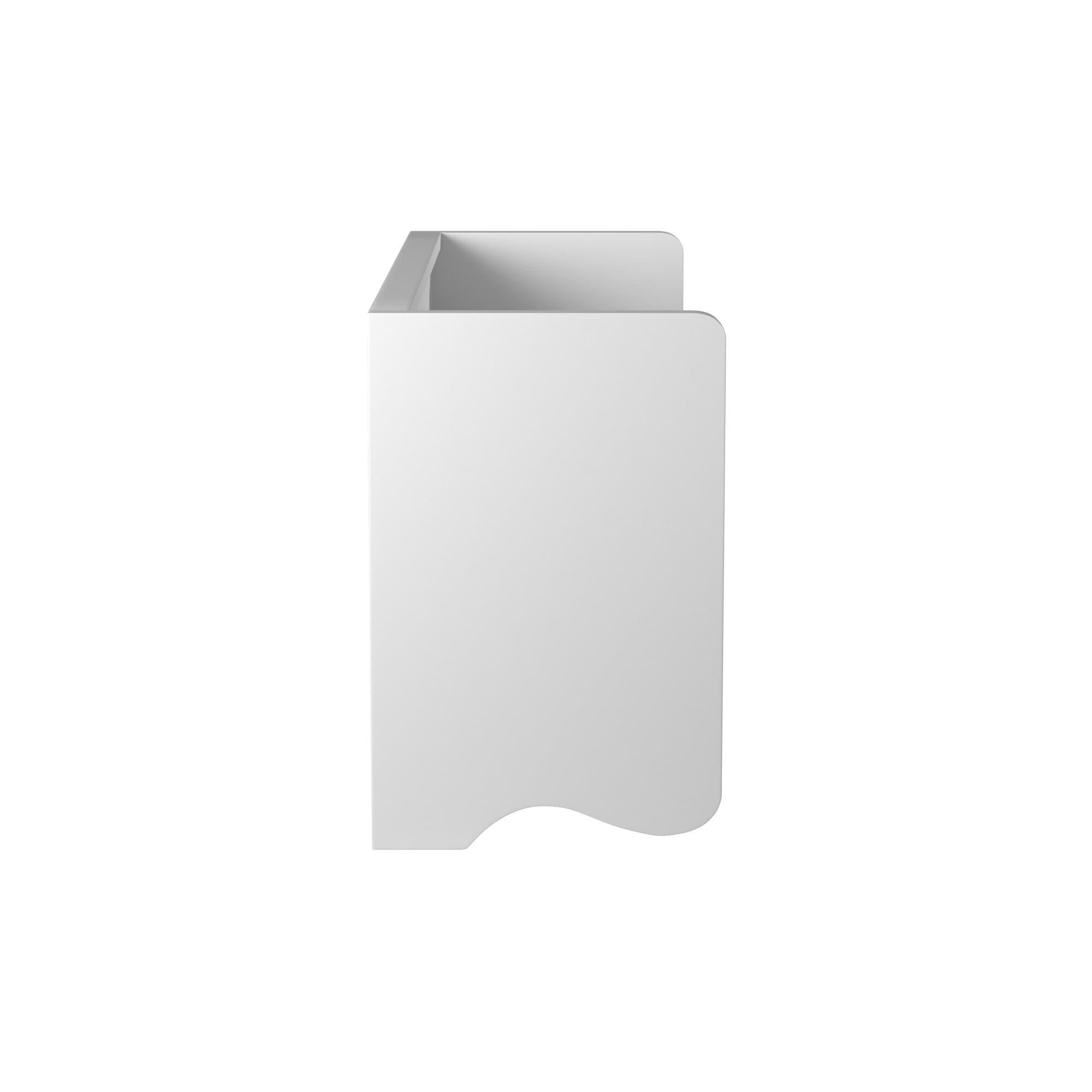 Alaterre 25" Bath Storage Shelf with Towel Rod, White