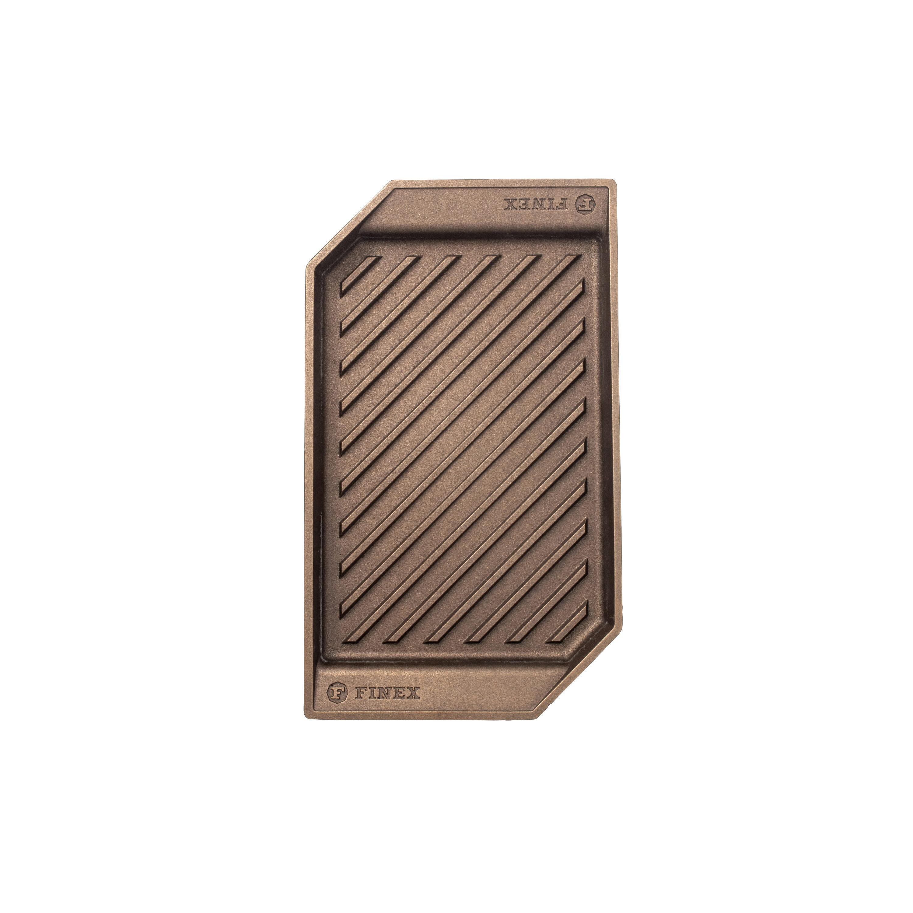 FINEX 15 Inch Cast Iron Lean Grill Pan