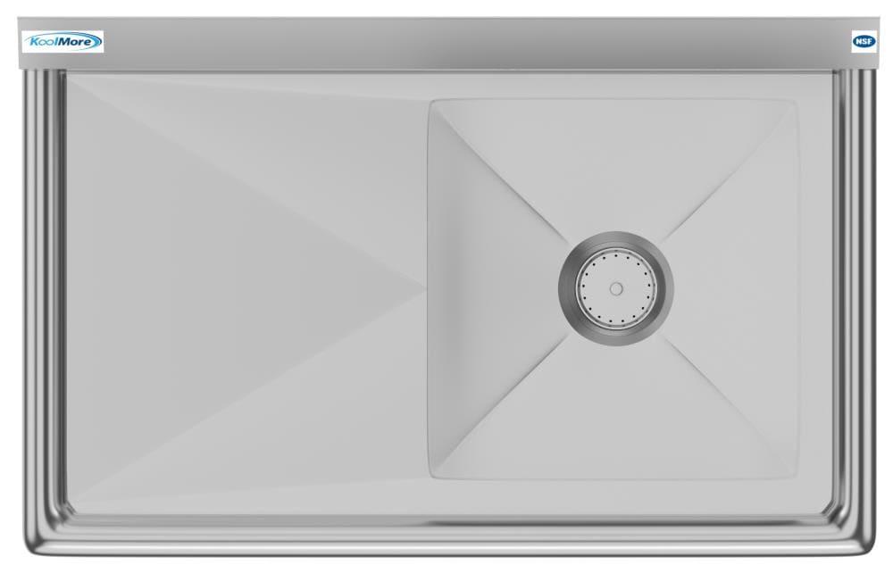 33" x 21" Freestanding Service Sink