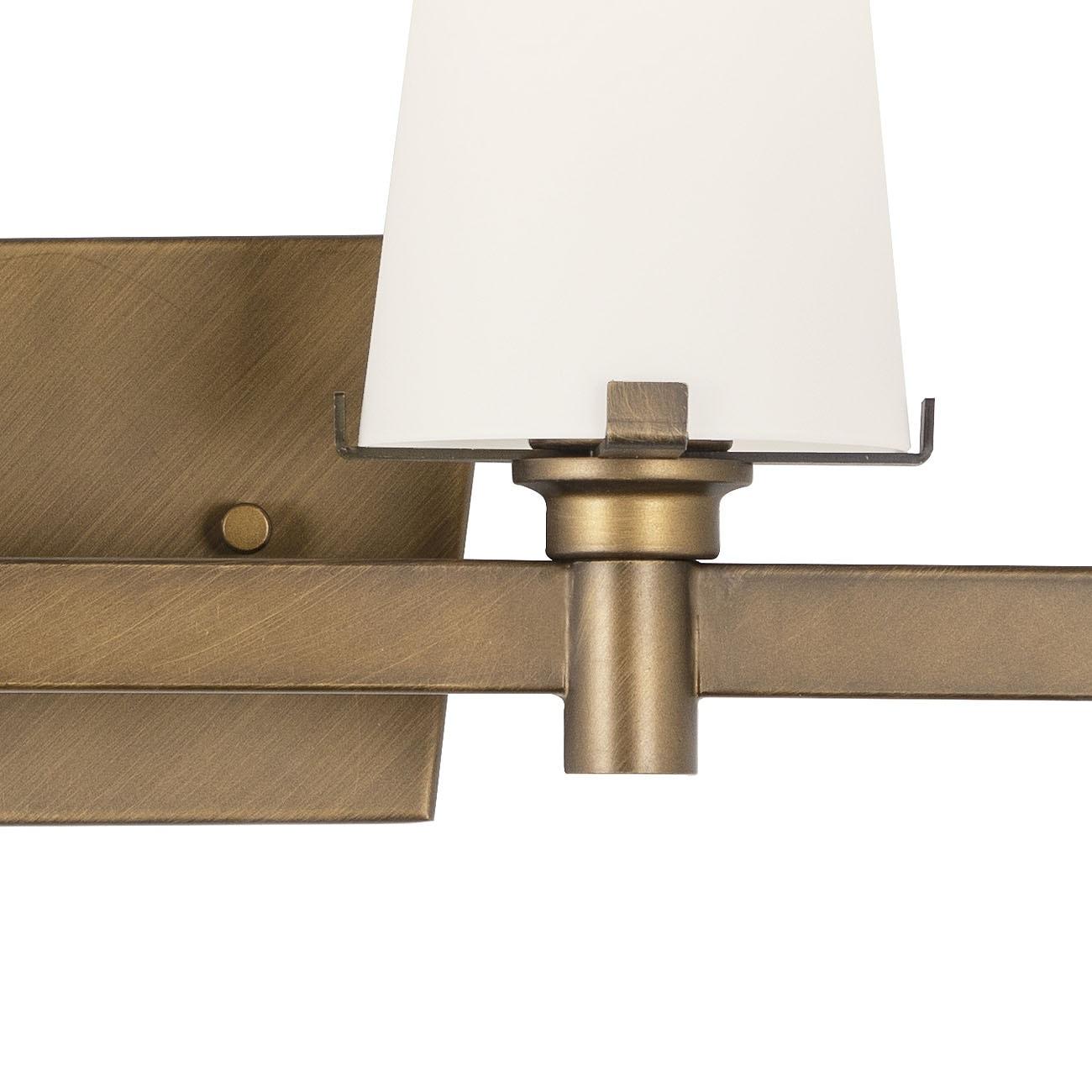 Designers Fountain Hyde Park Vintage Gold 4 Light Bathroom Vanity Light Fixture, 87904-VTG