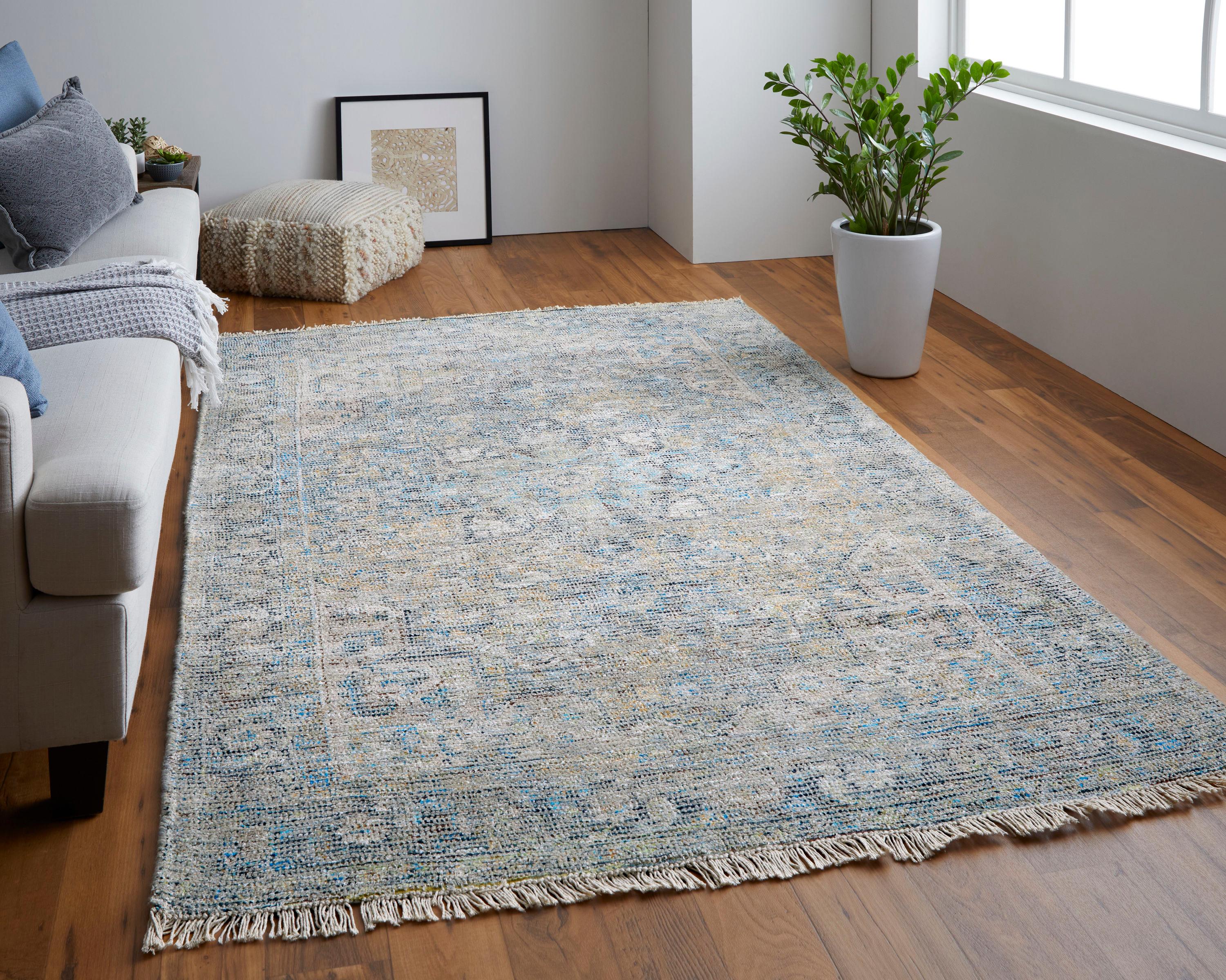 Beech Handwoven Wool-Blend Rug - 2' x 3'