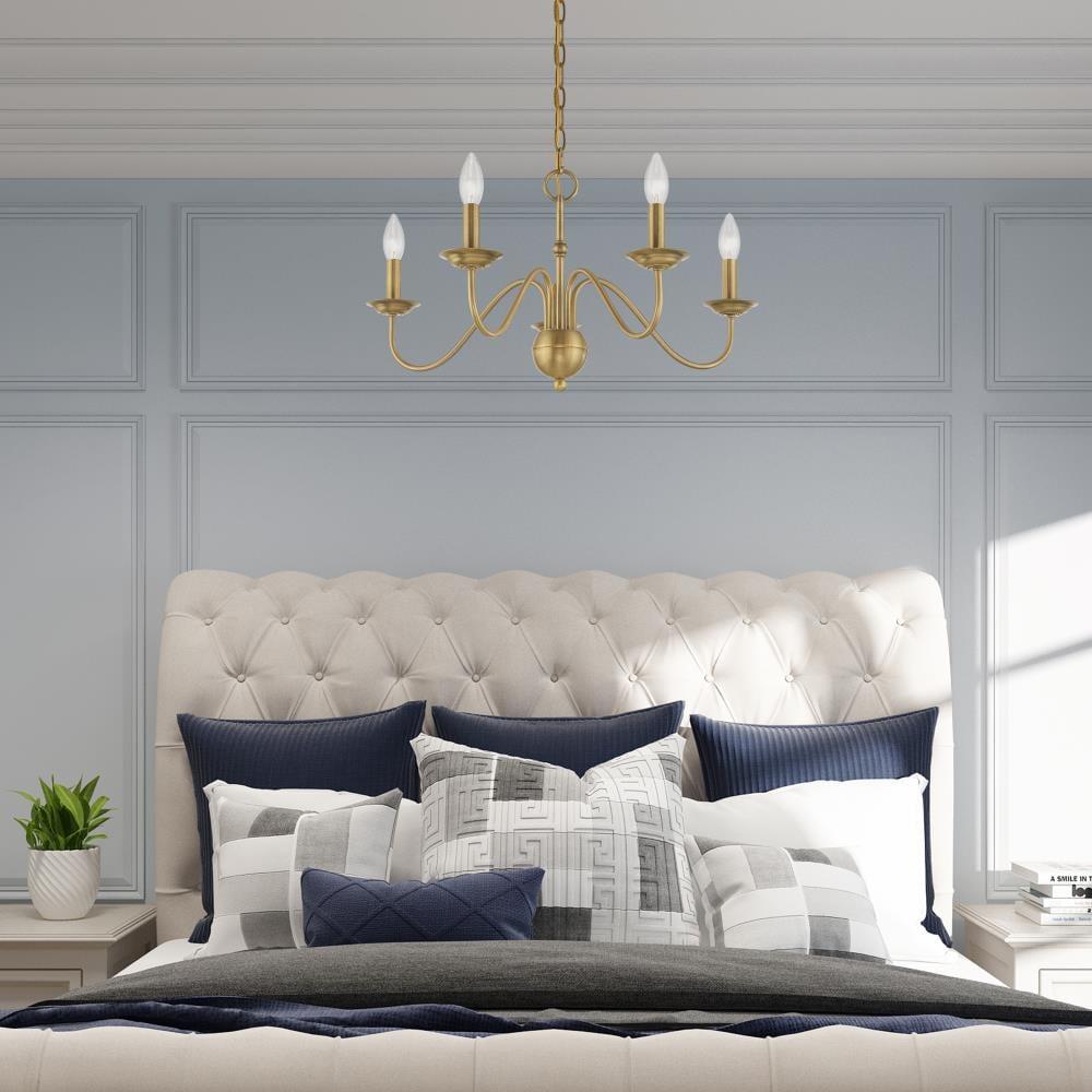 Livex Lighting Windsor 5 - Light Chandelier in  Antique Brass