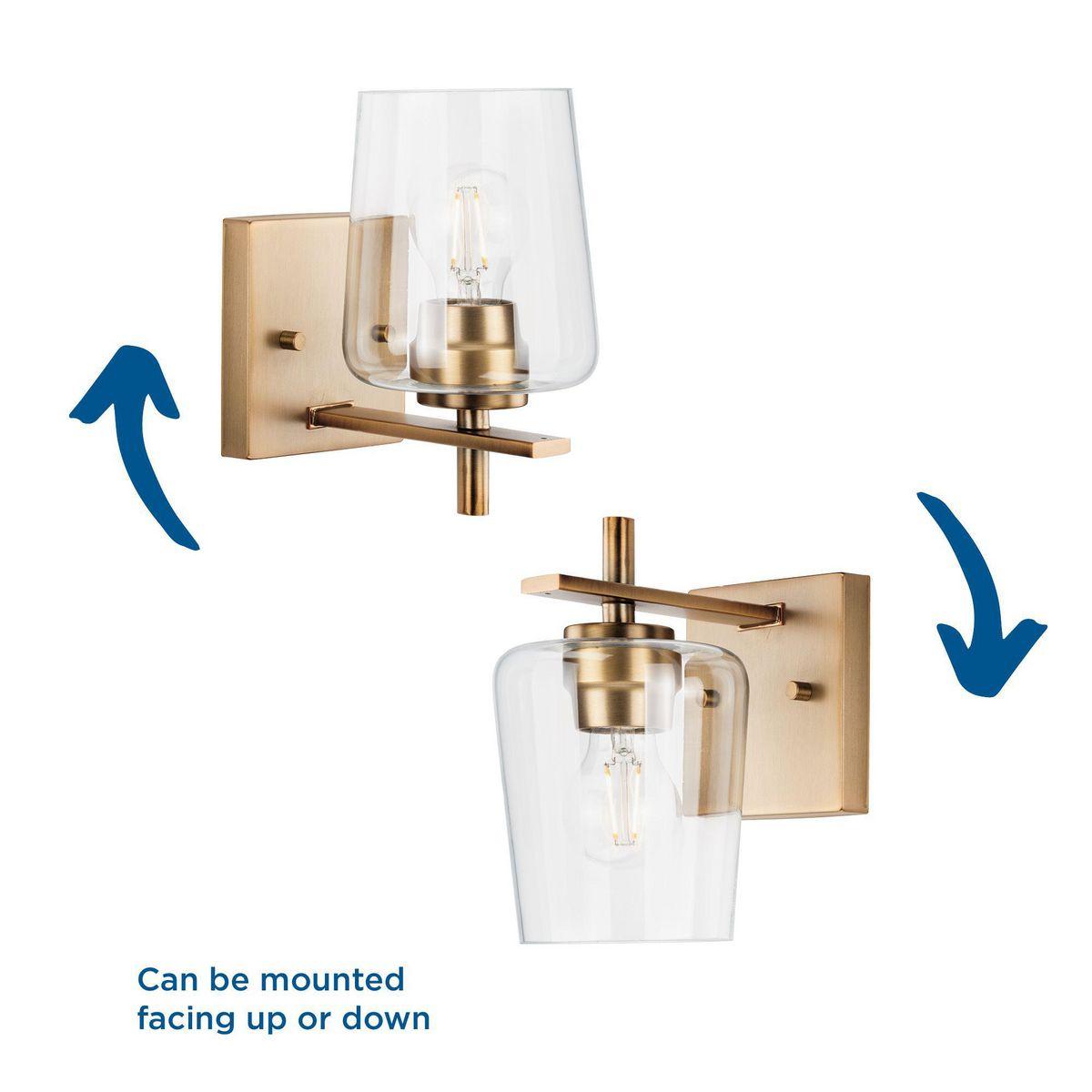 Progress Lighting - Calais - 1 Light Bath Vanity In New Traditional Style-8.5