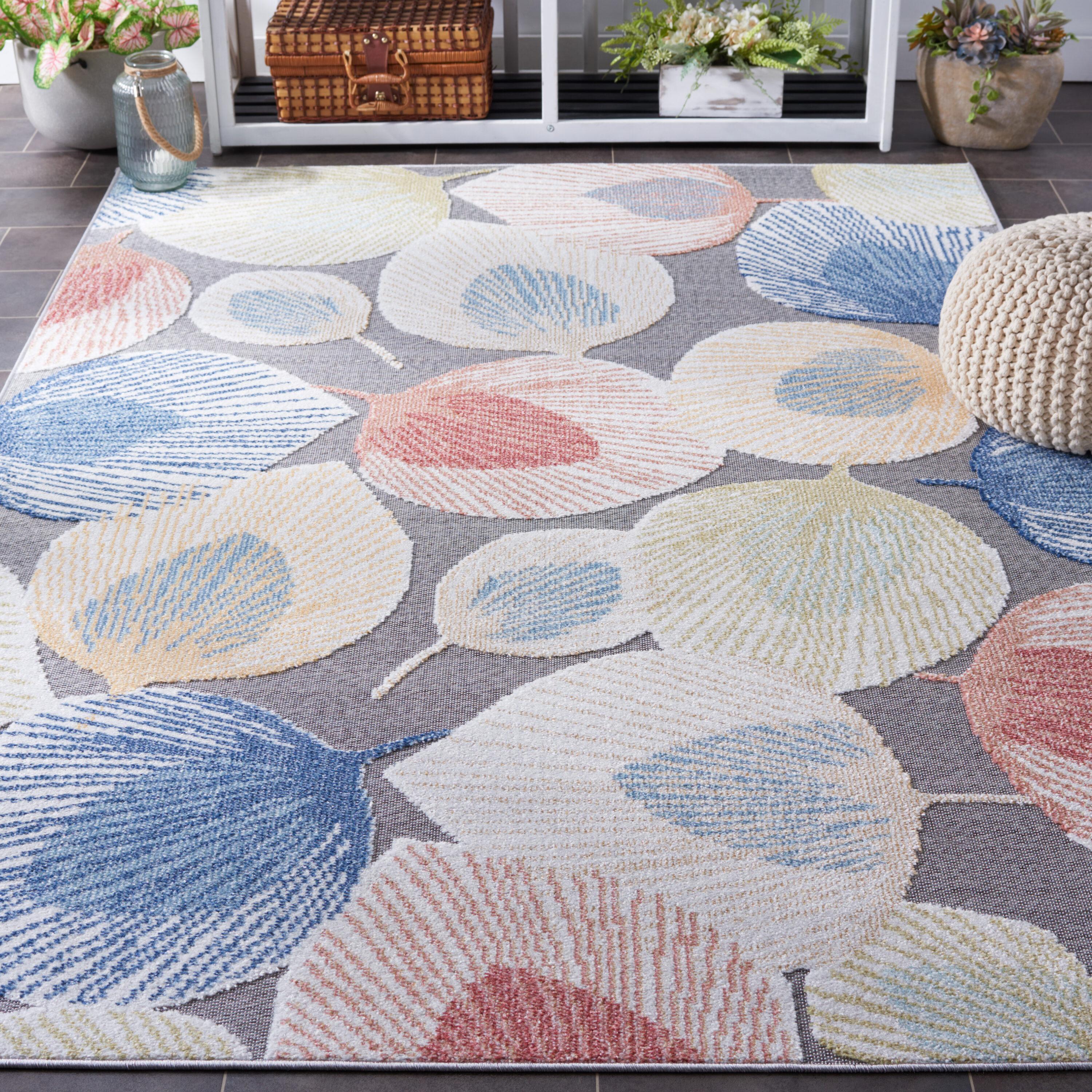 Sarasota SAR110 Power Loomed Area Rug - Beige/Grey - 8'x10' - Safavieh.