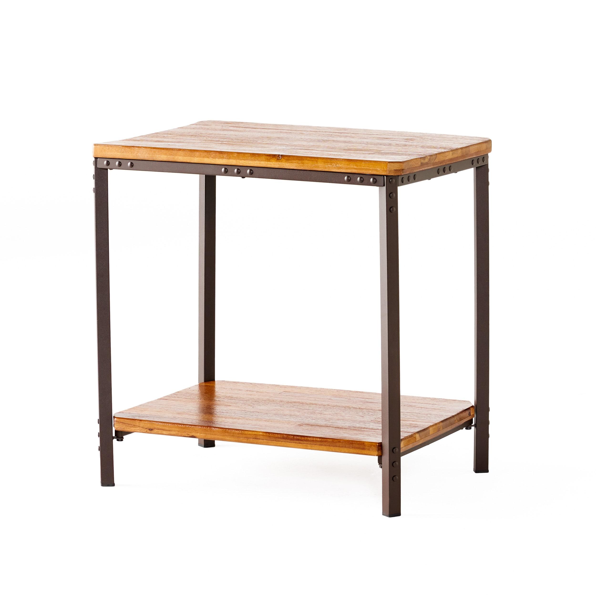 Ronan Rustic End Table - Rustic - Christopher Knight Home