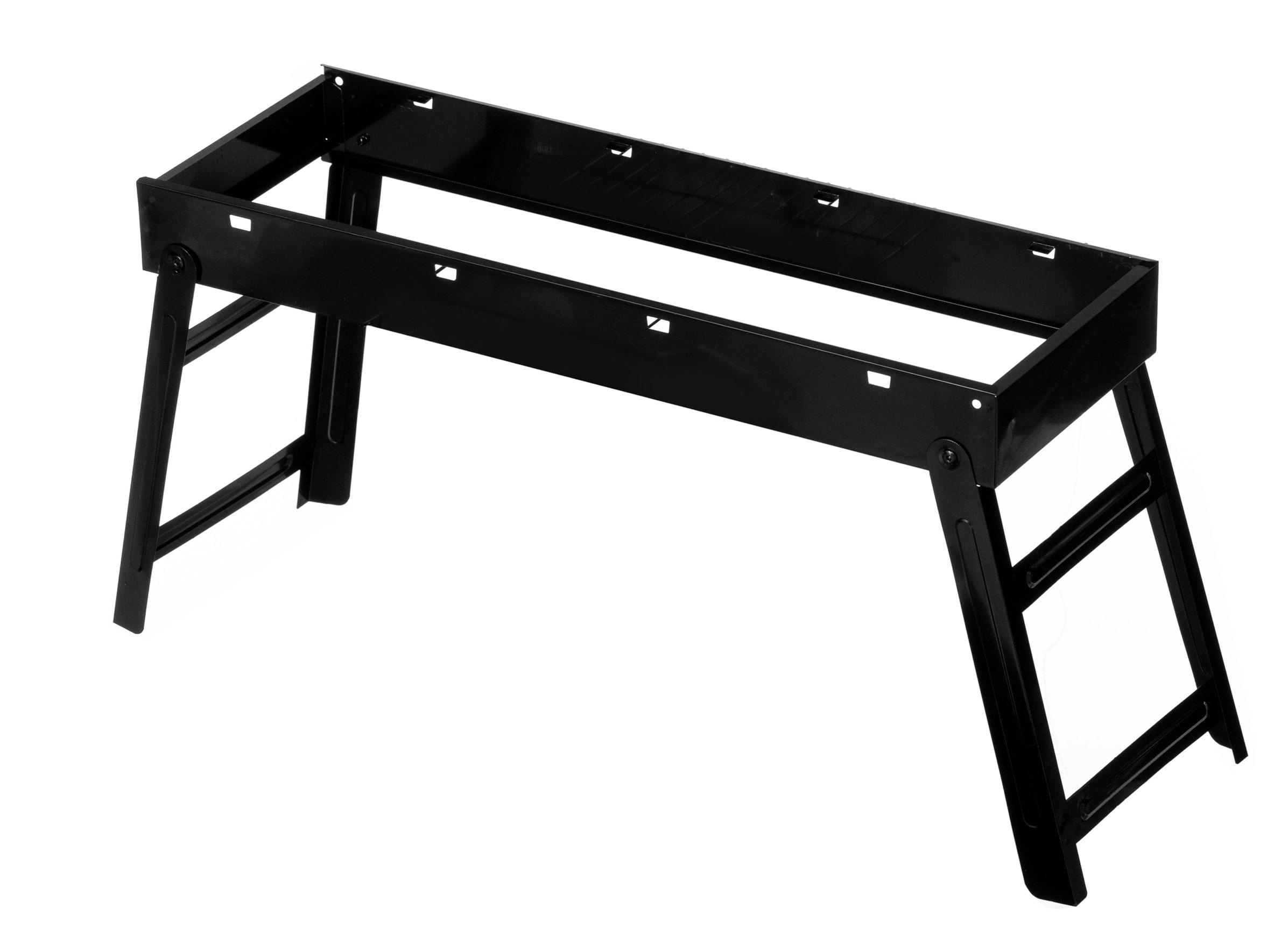 Gardenised Portable Standing Charcoal Grill Foldable Stainless Steel Bbq For Camping Backyard Tailgating Hiking Picnic Travel Beach Party Garden Gathering Poolside Cooking Skewers & Outdoor Barbecue