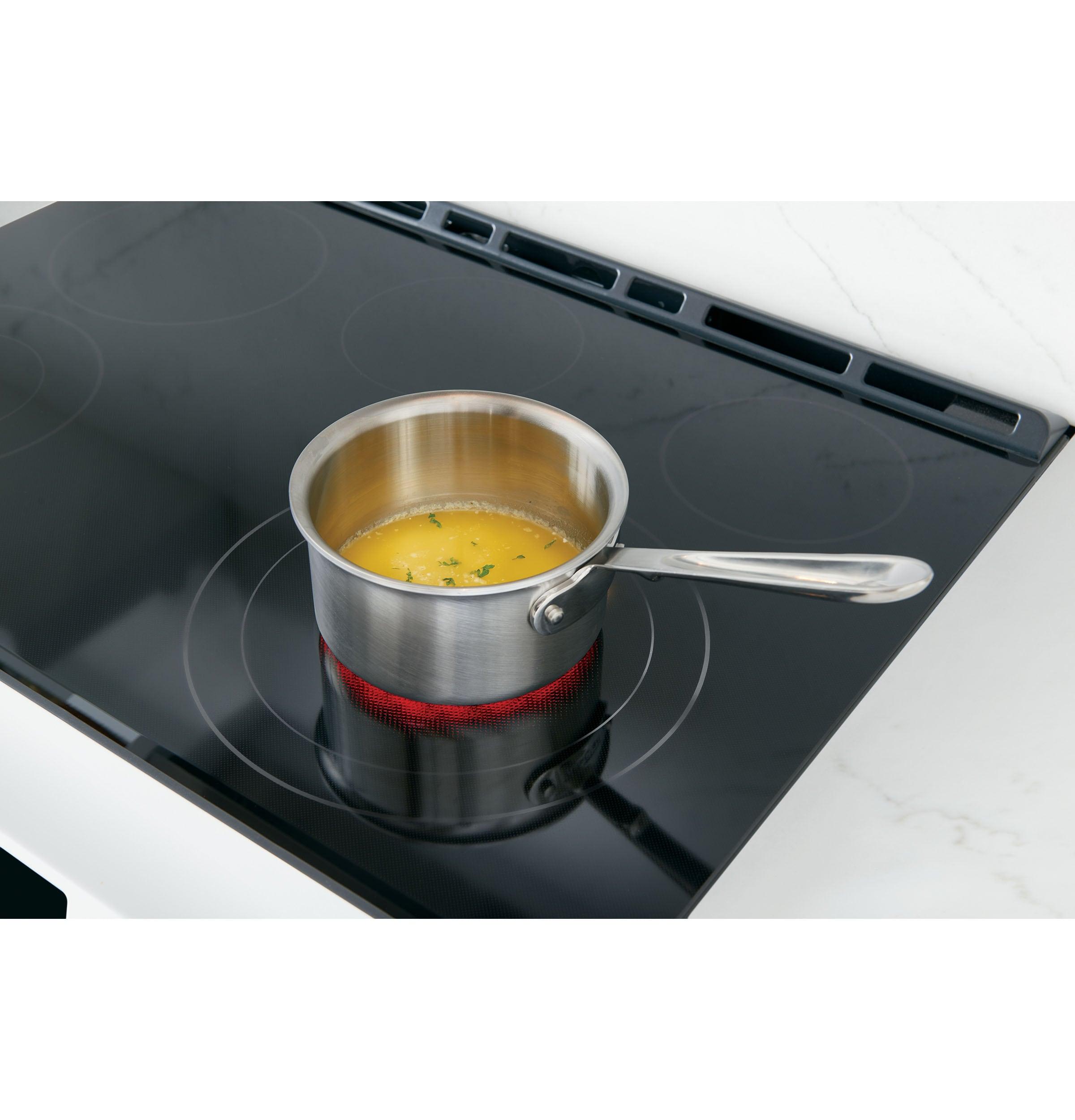 Café Café 30" 6.7 cu. ft. Smart Slide-in Electric Range with Convection and Radiant Cooktop CES750P2MS1