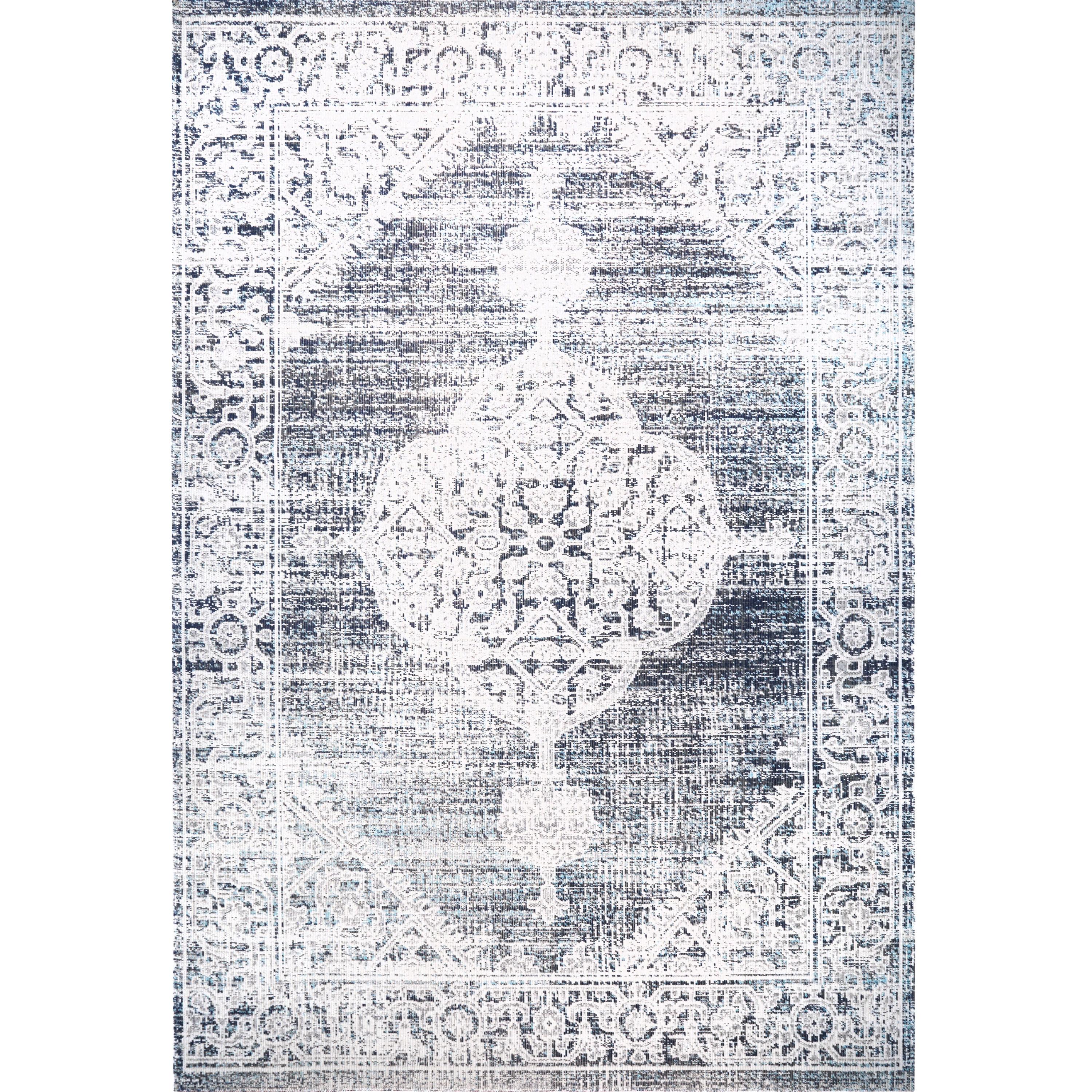 Nicole Miller Sofia Navy Blue Indoor/Outdoor Rug