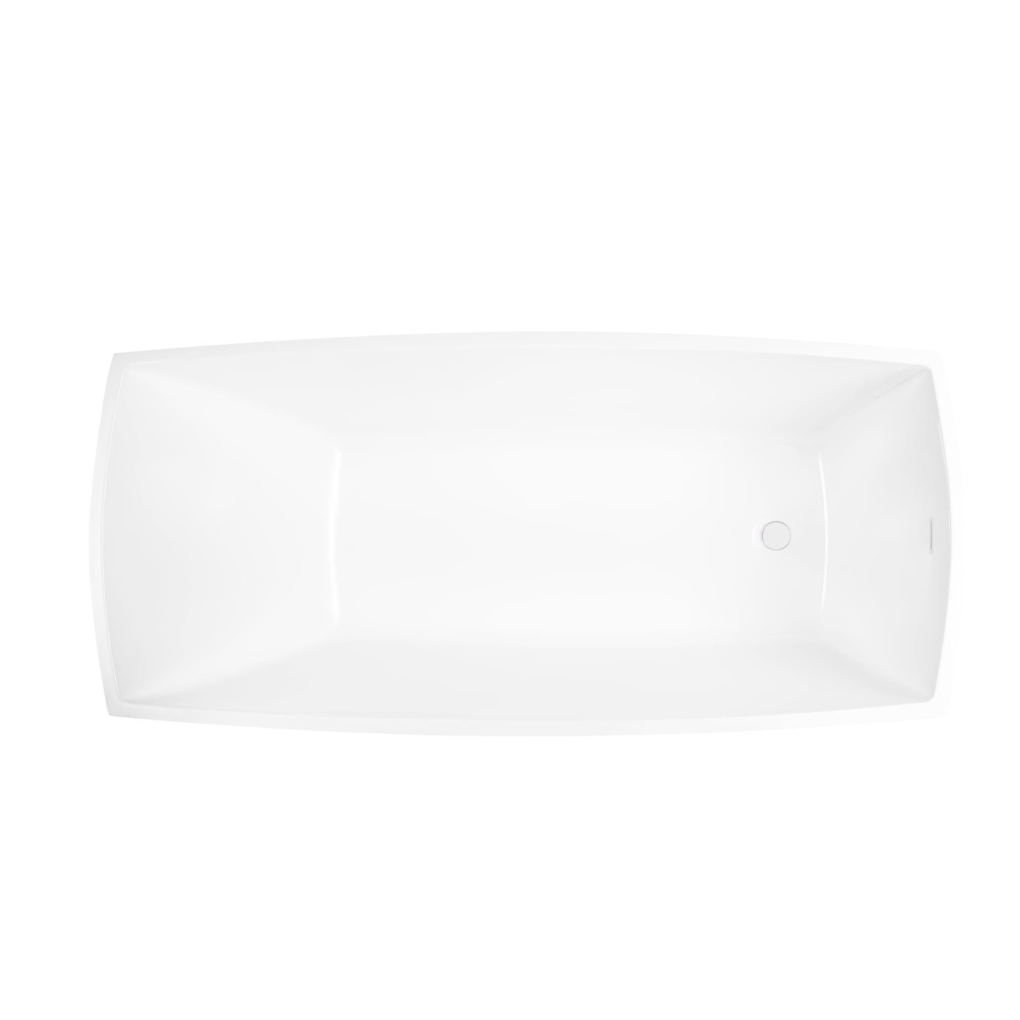 67" x 31" Freestanding Soaking Bathtub