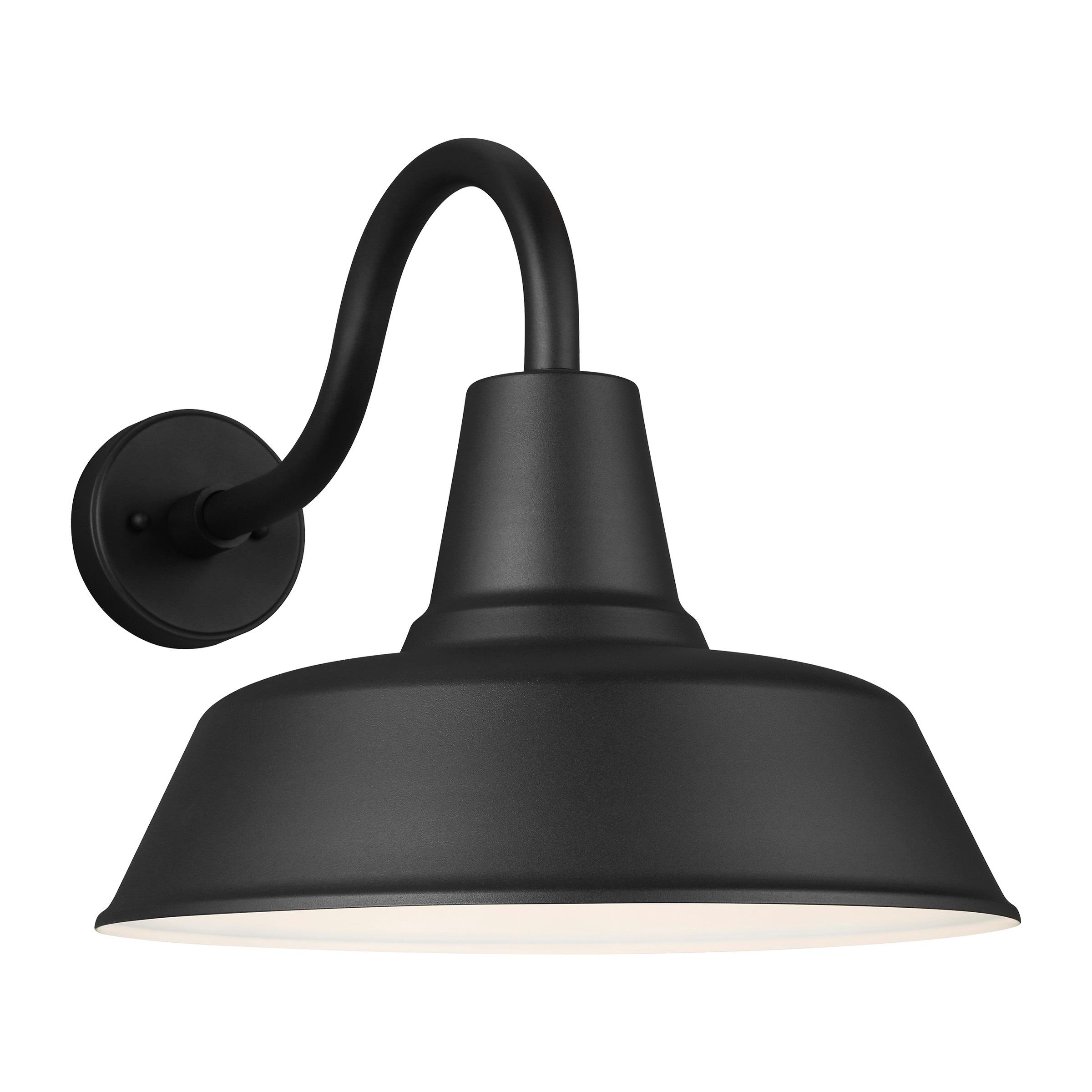 Fisher Outdoor Sconce - Black / 16" Dia