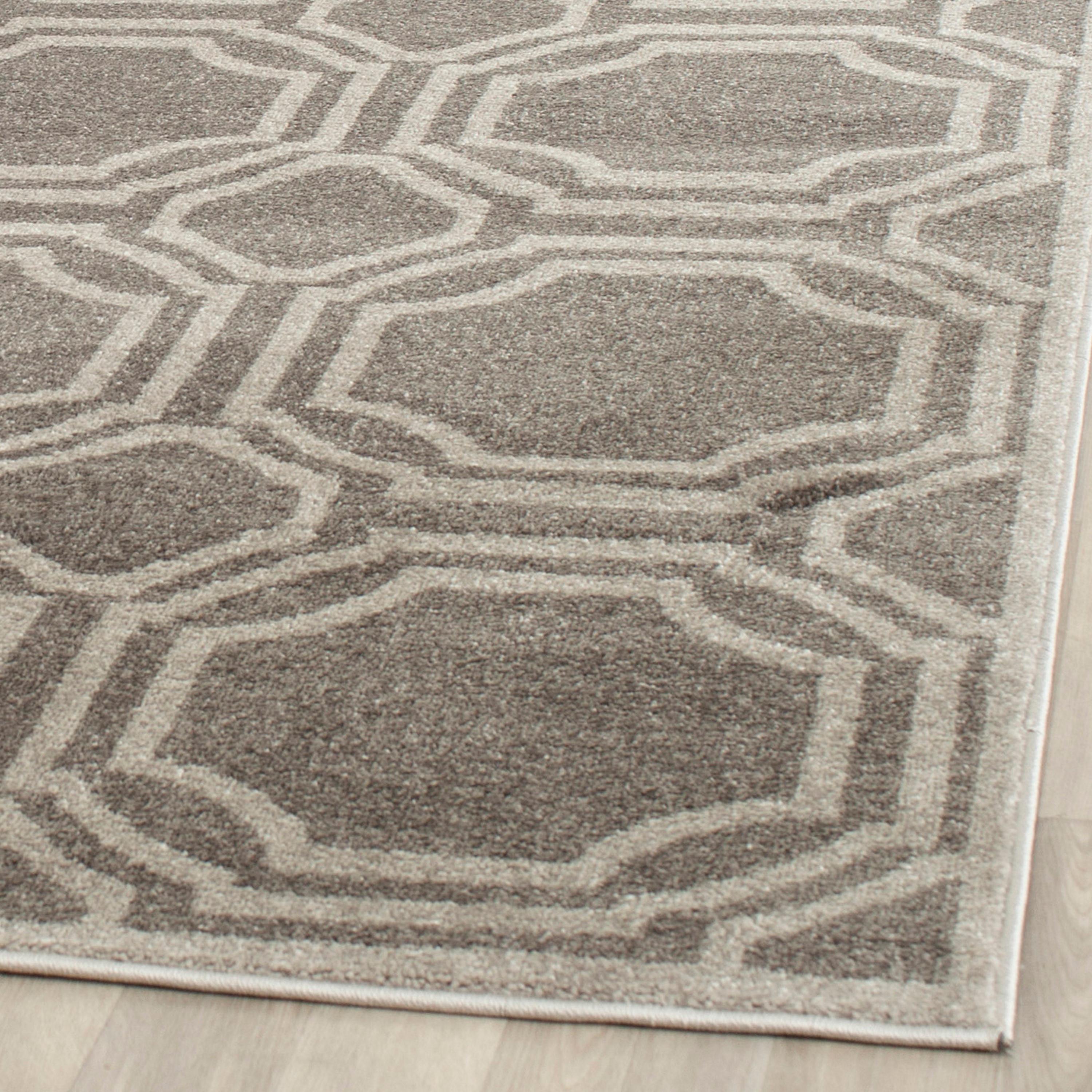 Amherst AMT411 Power Loomed Accent Rug - Grey/Light Grey - 3'x5' - Safavieh.