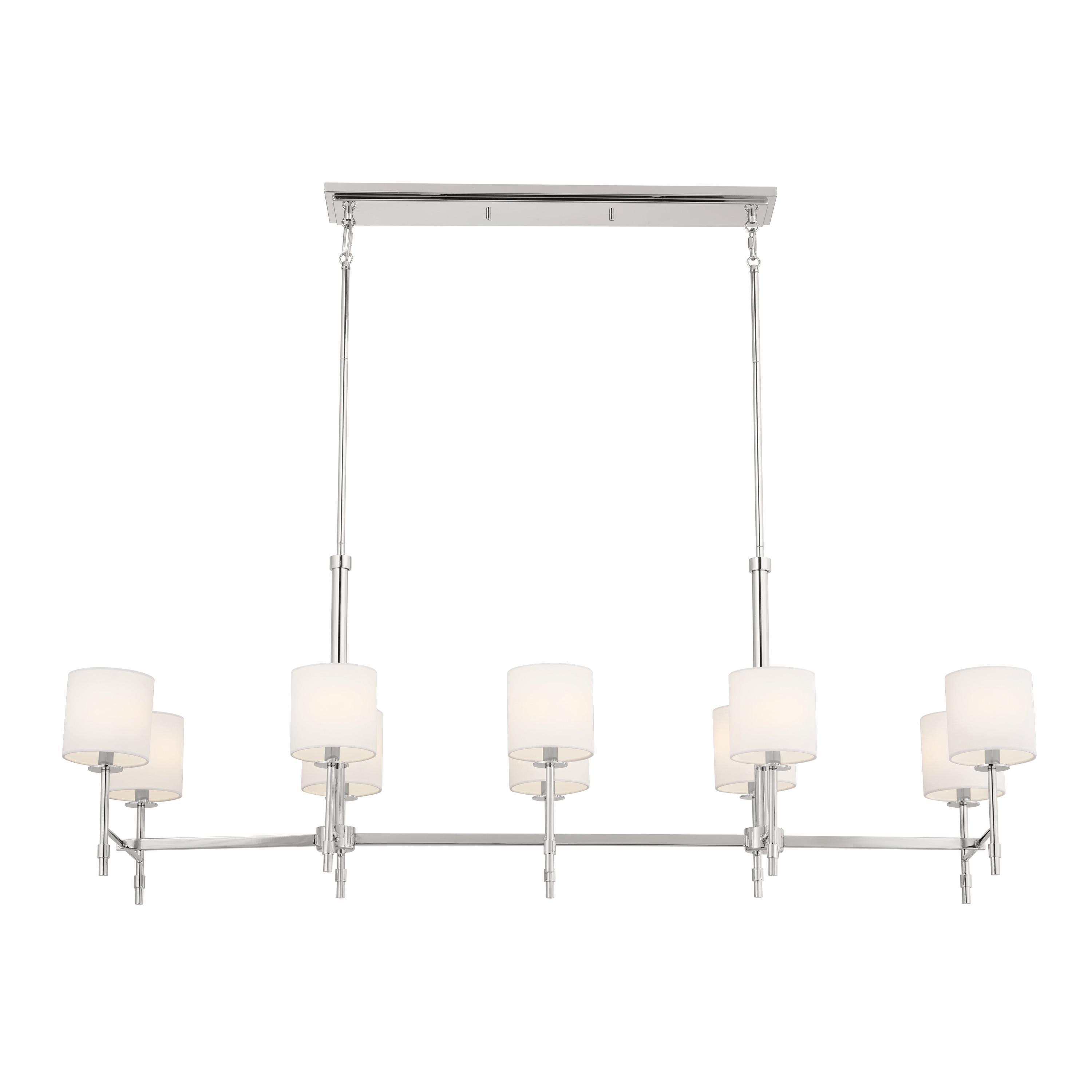 Kichler Lighting Ali 10 - Light Chandelier in  Polished Nickel