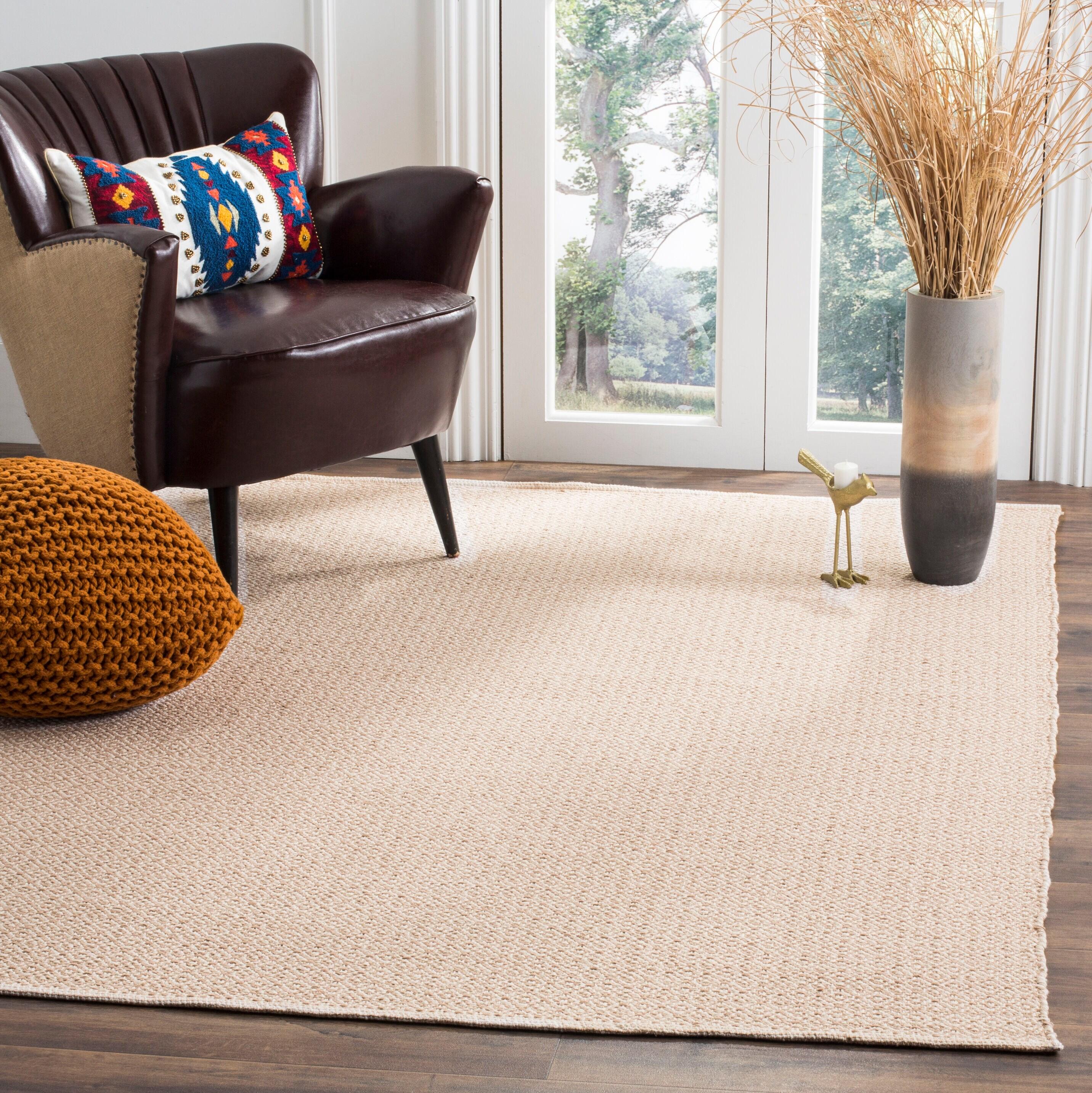 Montauk MTK717 Hand Woven Indoor Area Rug - Ivory/Beige - 4'x6' - Safavieh.