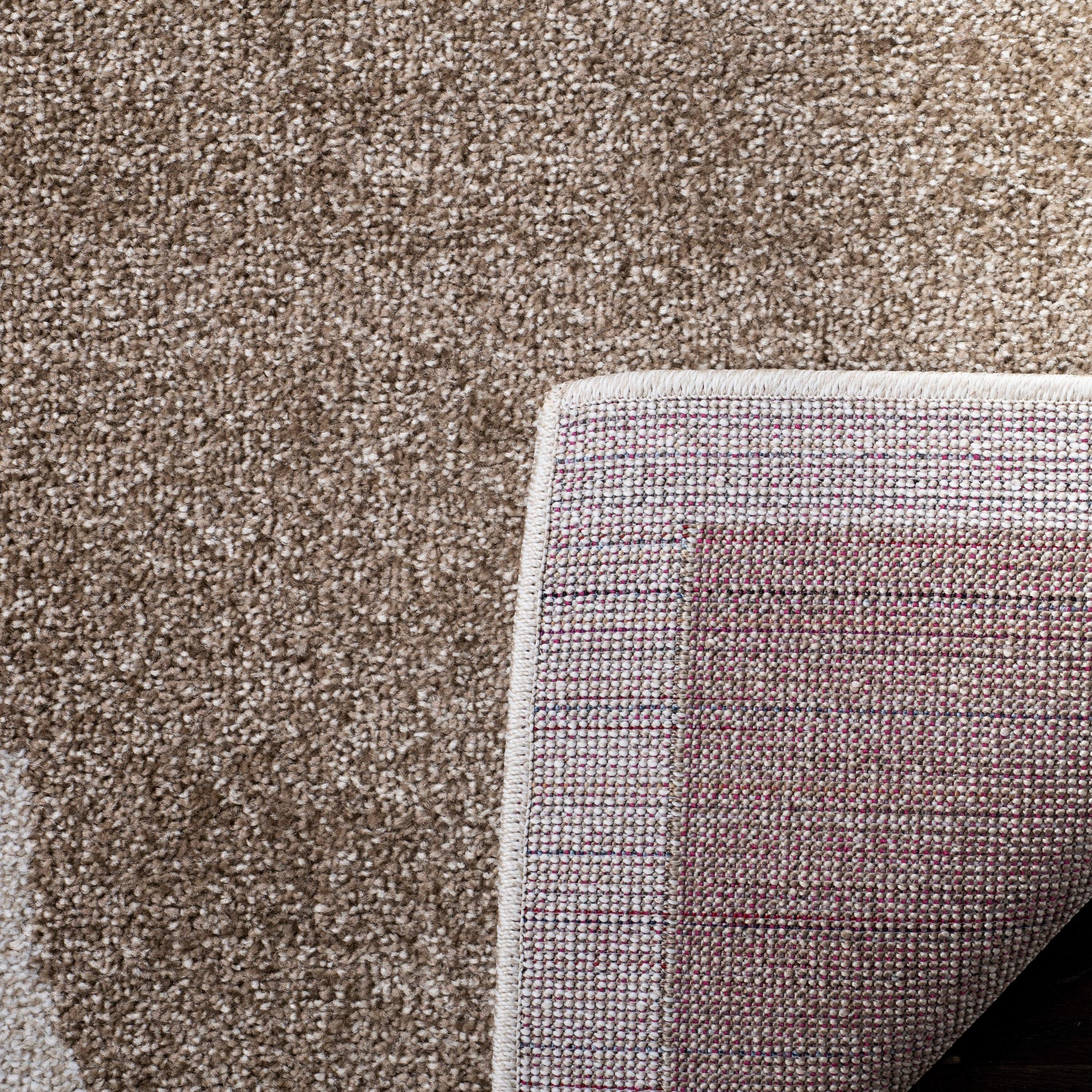 Amherst AMT423 Power Loomed Indoor Area Rug - Wheat/Beige - 6'x9' - Safavieh