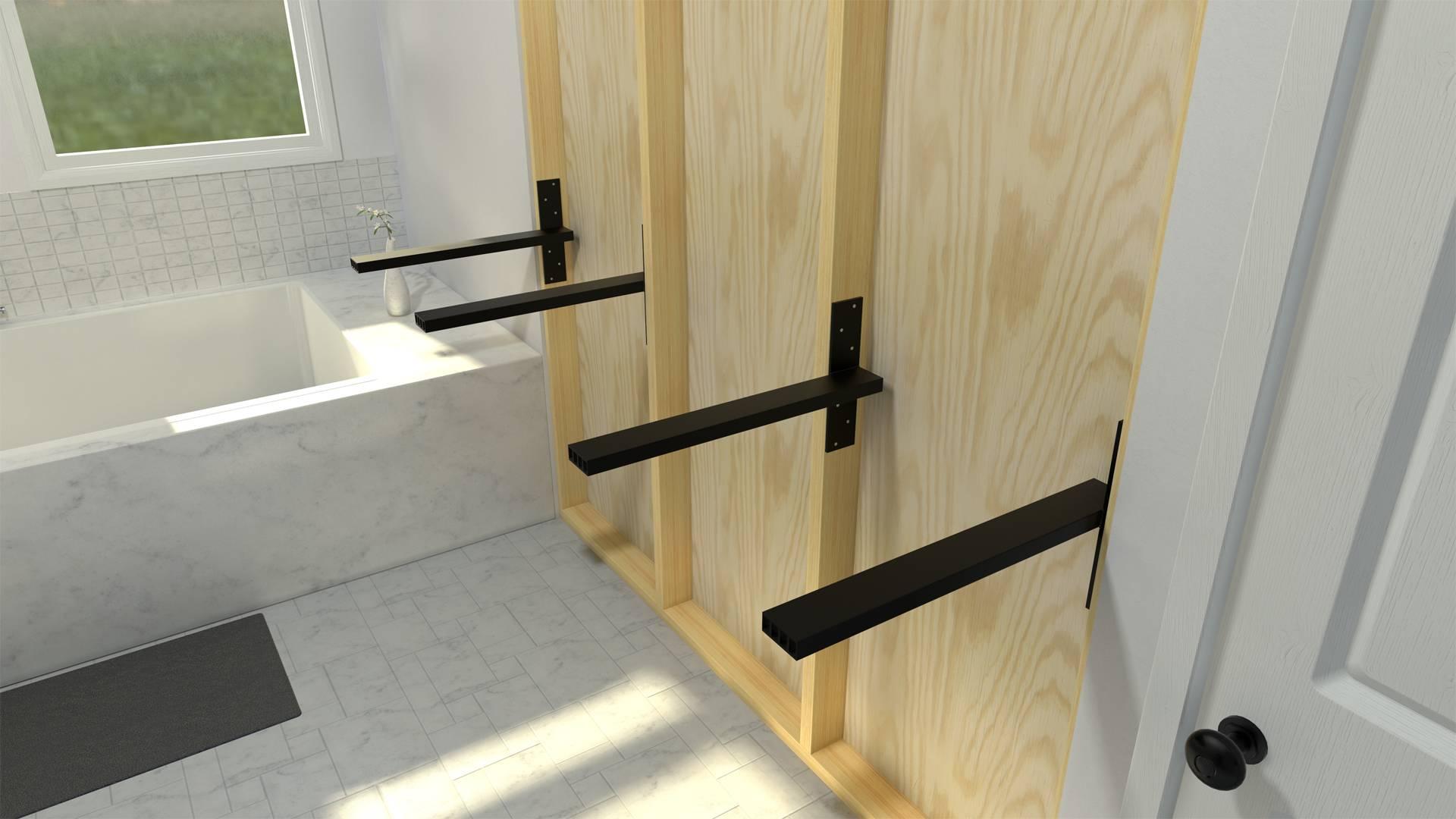 The Original™ Shower Bench Bracket 14"