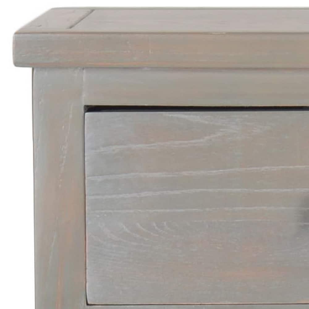 Abel Nightstand With Storage Drawer - AMH6626 - Ash Grey - Safavieh Couture