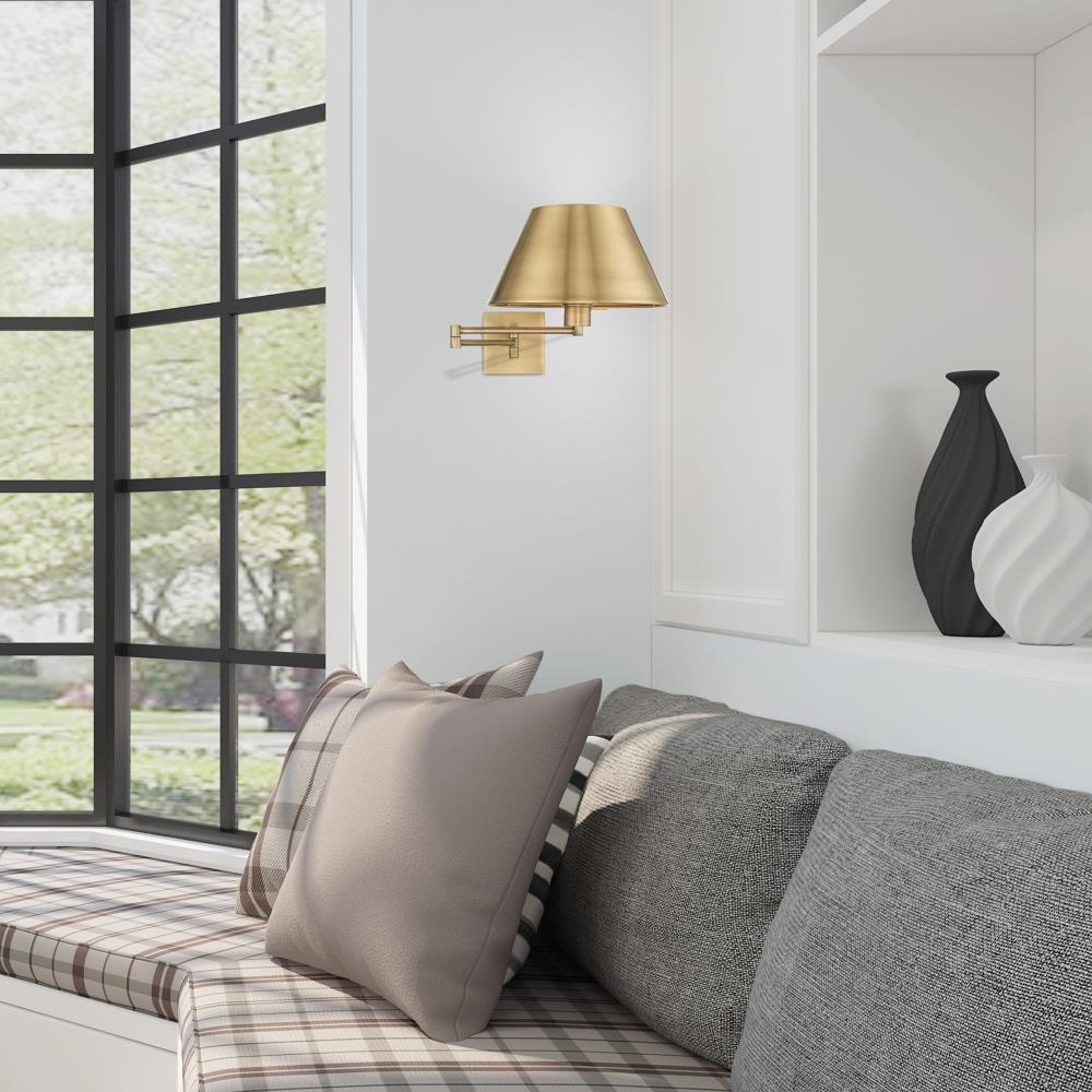 Brevan Steel Swing Arm Sconce