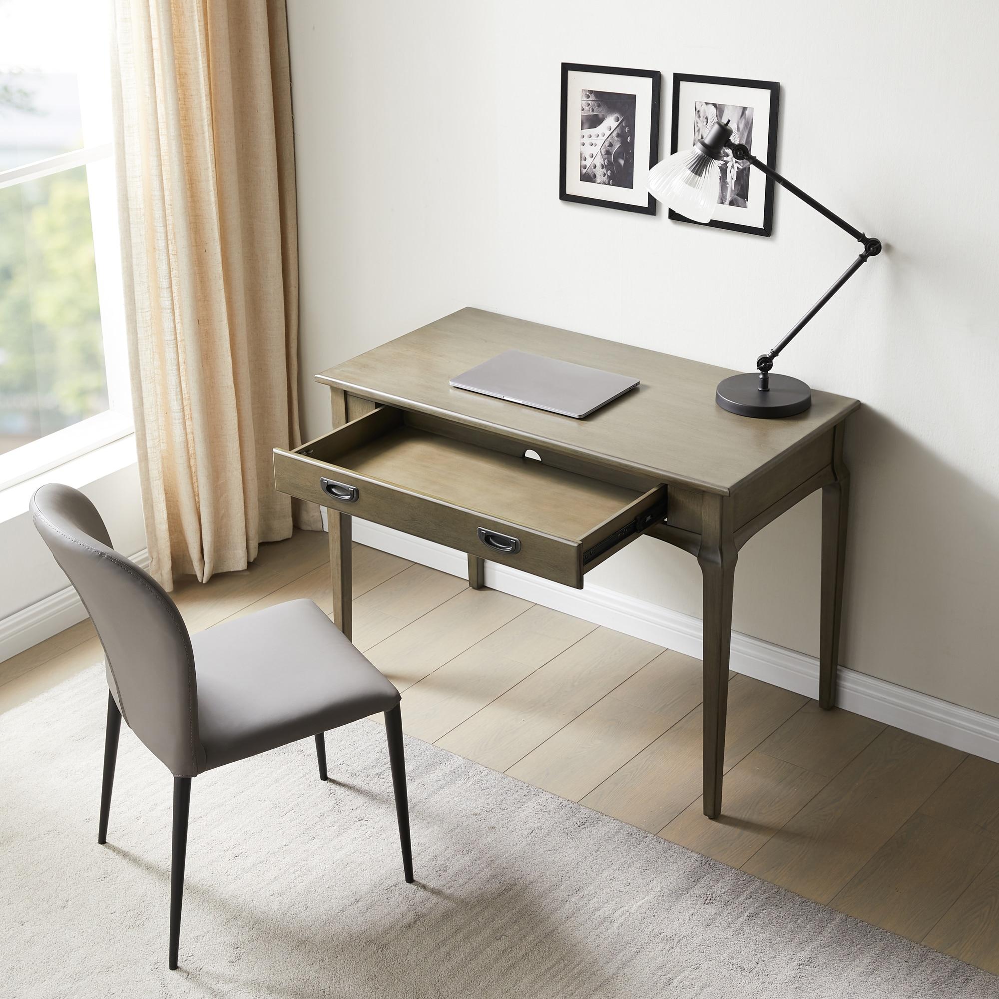 Leick Home Stratus Laptop Desk in Smoke Gray