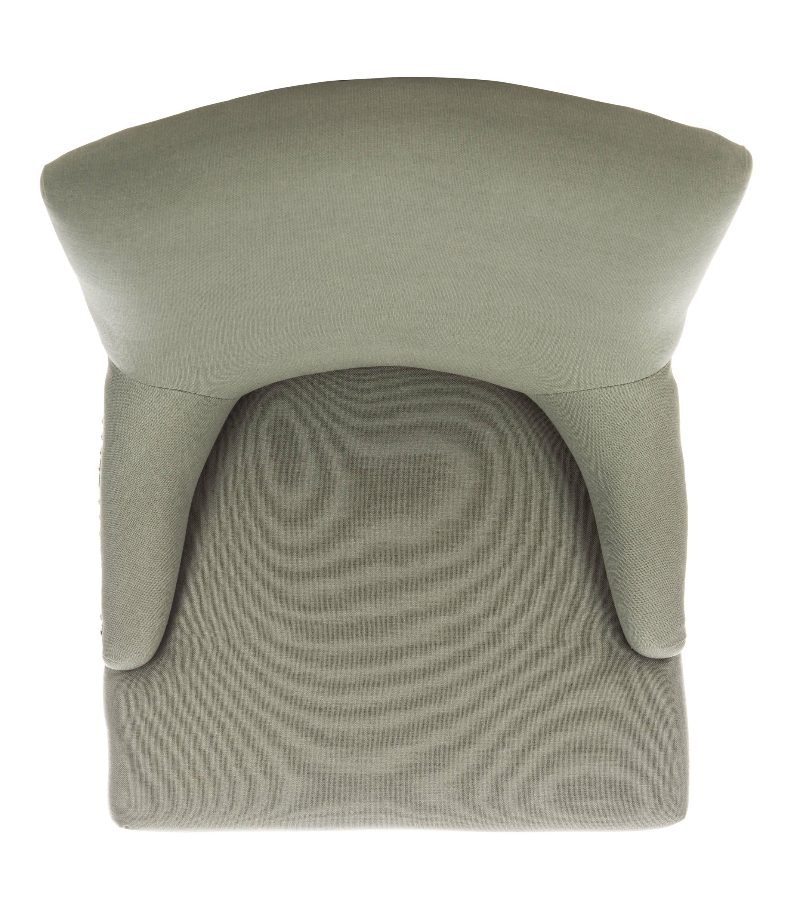 Lotus Sea Mist Linen Upholstered Parsons Side Chair