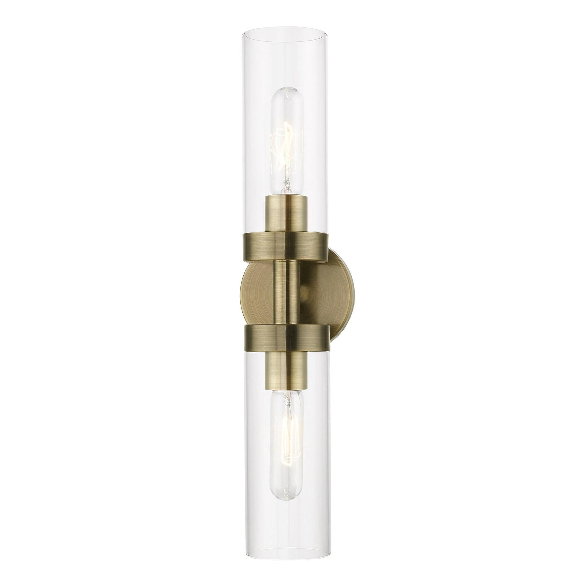Livex Lighting Ludlow 2 - Light Vanity in  Antique Brass