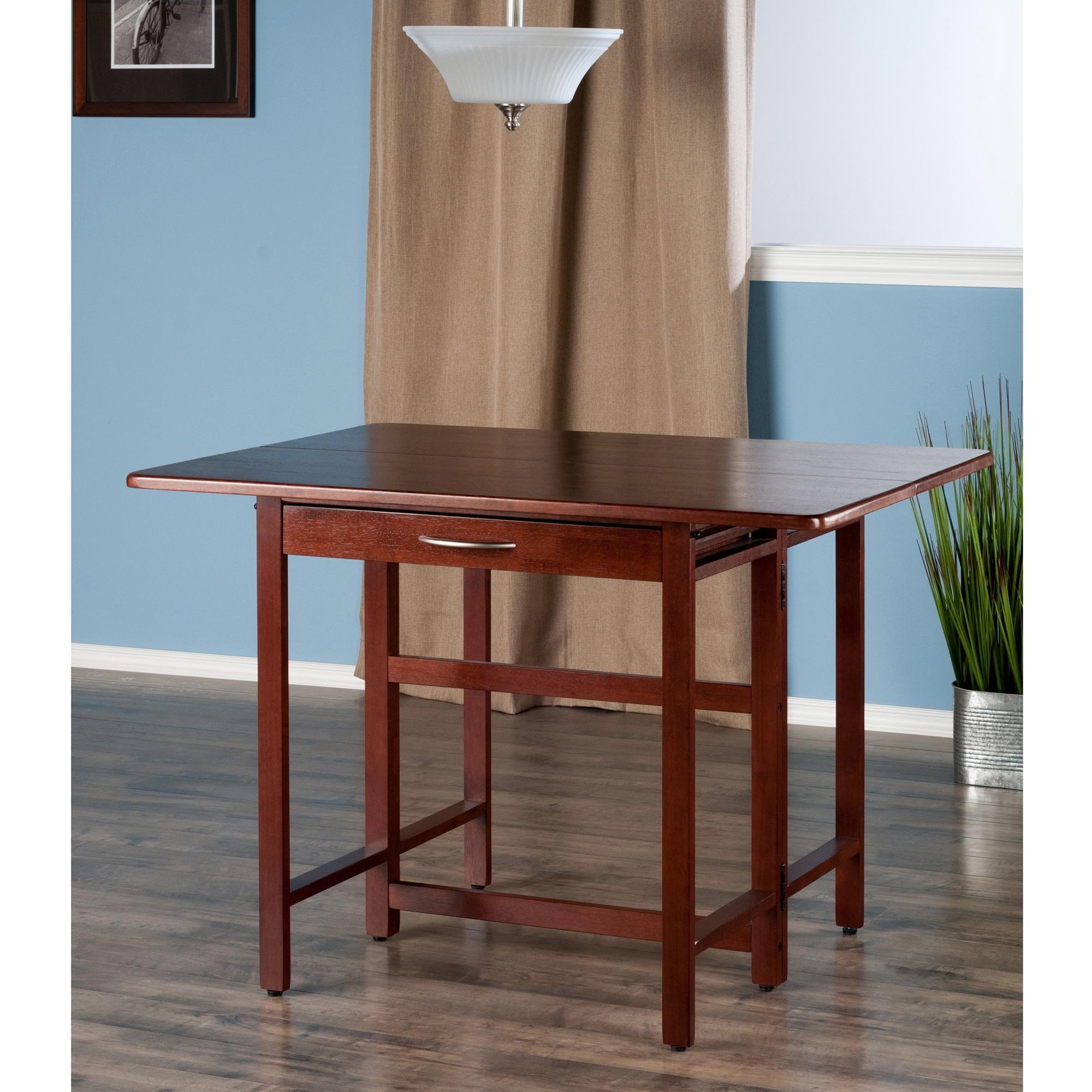 41.73'' Solid Wood Rectangular Folding Table