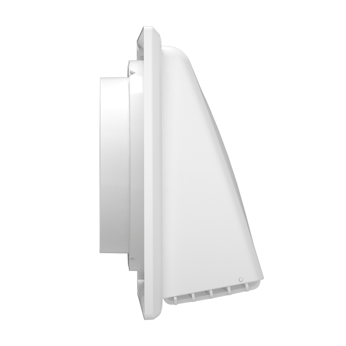 Imperial 6 In. - 7 In. White Plastic Kitchen Wall Vent Cap VT0755