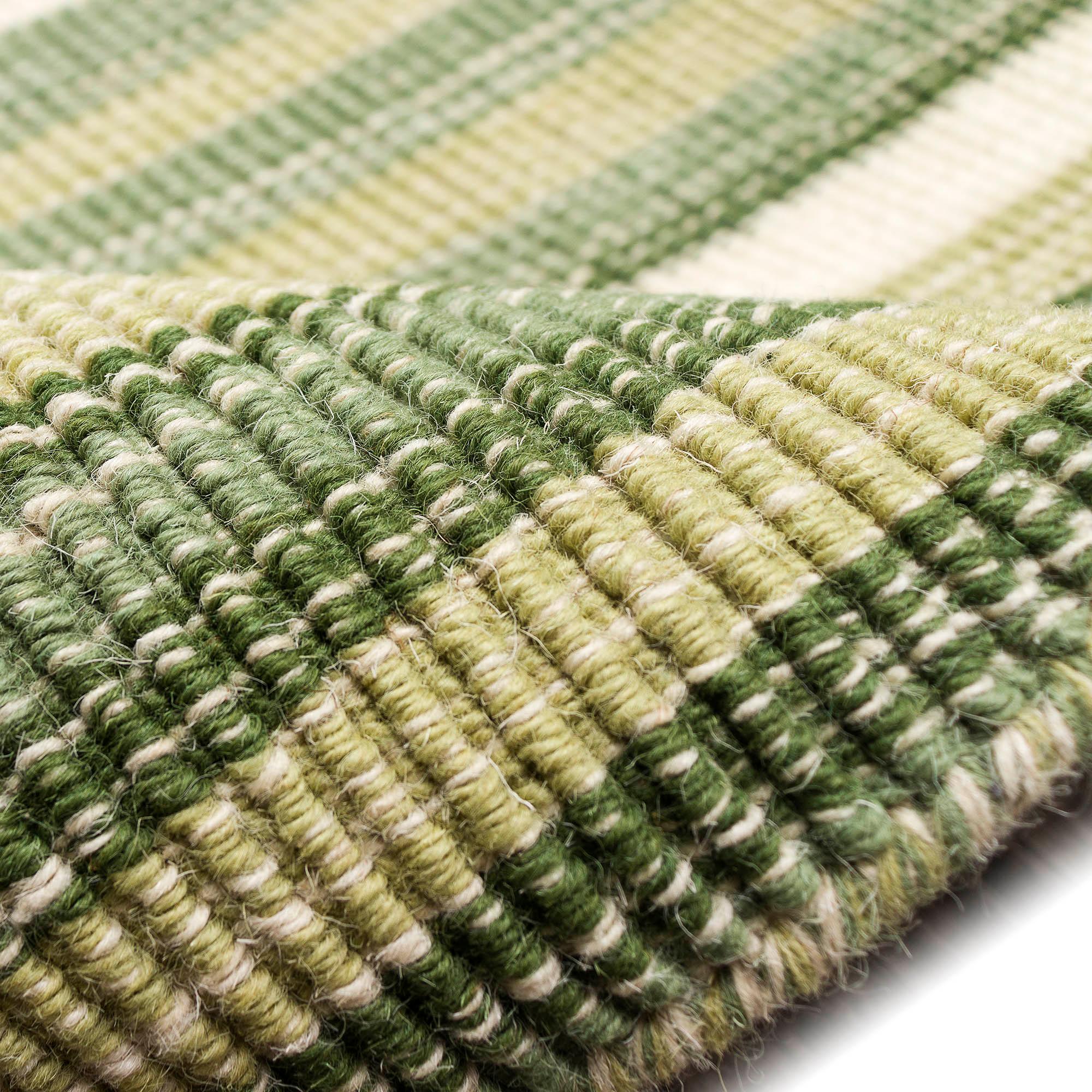 Myhre Ombre Handmade Hand-Loomed Wool Aqua Area Rug