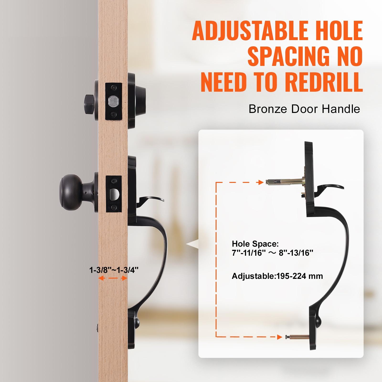 Front Door Handle and Deadbolt Set