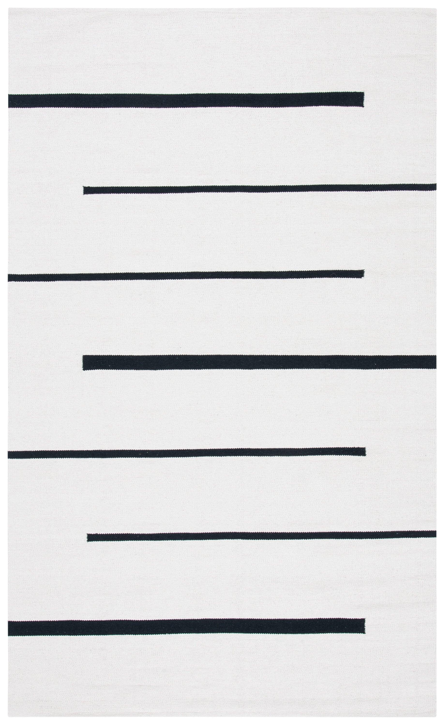 Montauk MTK311 Hand Woven Indoor Accent Rug - Ivory/Black - 2'3"x4' - Safavieh