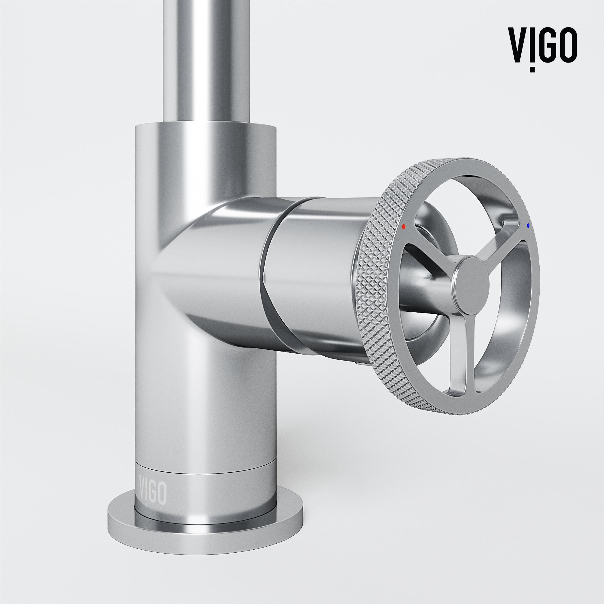 Cass 9" H Single Handle Single Hole Bathroom Faucet