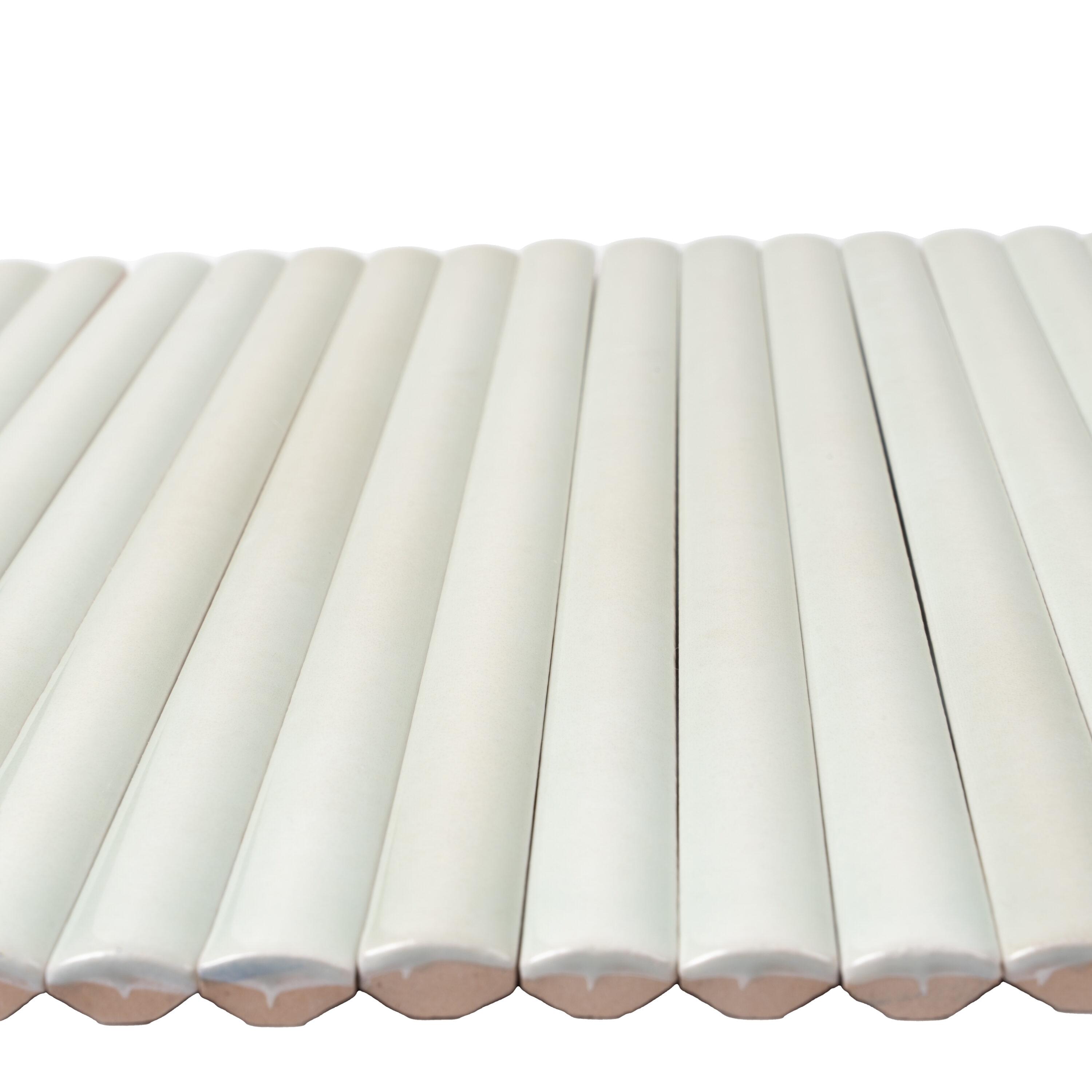 Apollo Tile Silken 7.9'' L x 0.5'' W Ceramic Round Tile Trim (Set of 10)