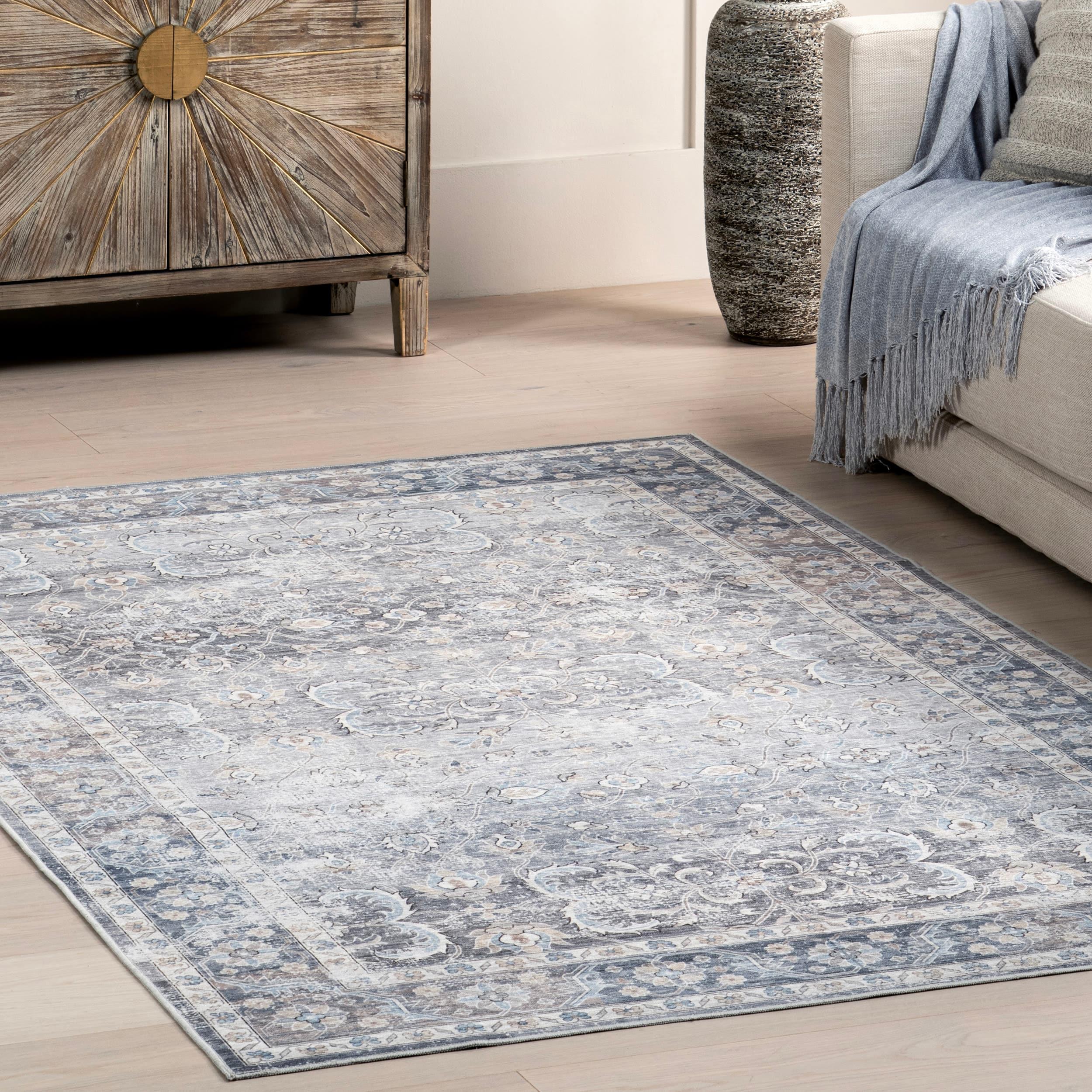 Ophelia & Co. Delmore Power Loom Gray Rug