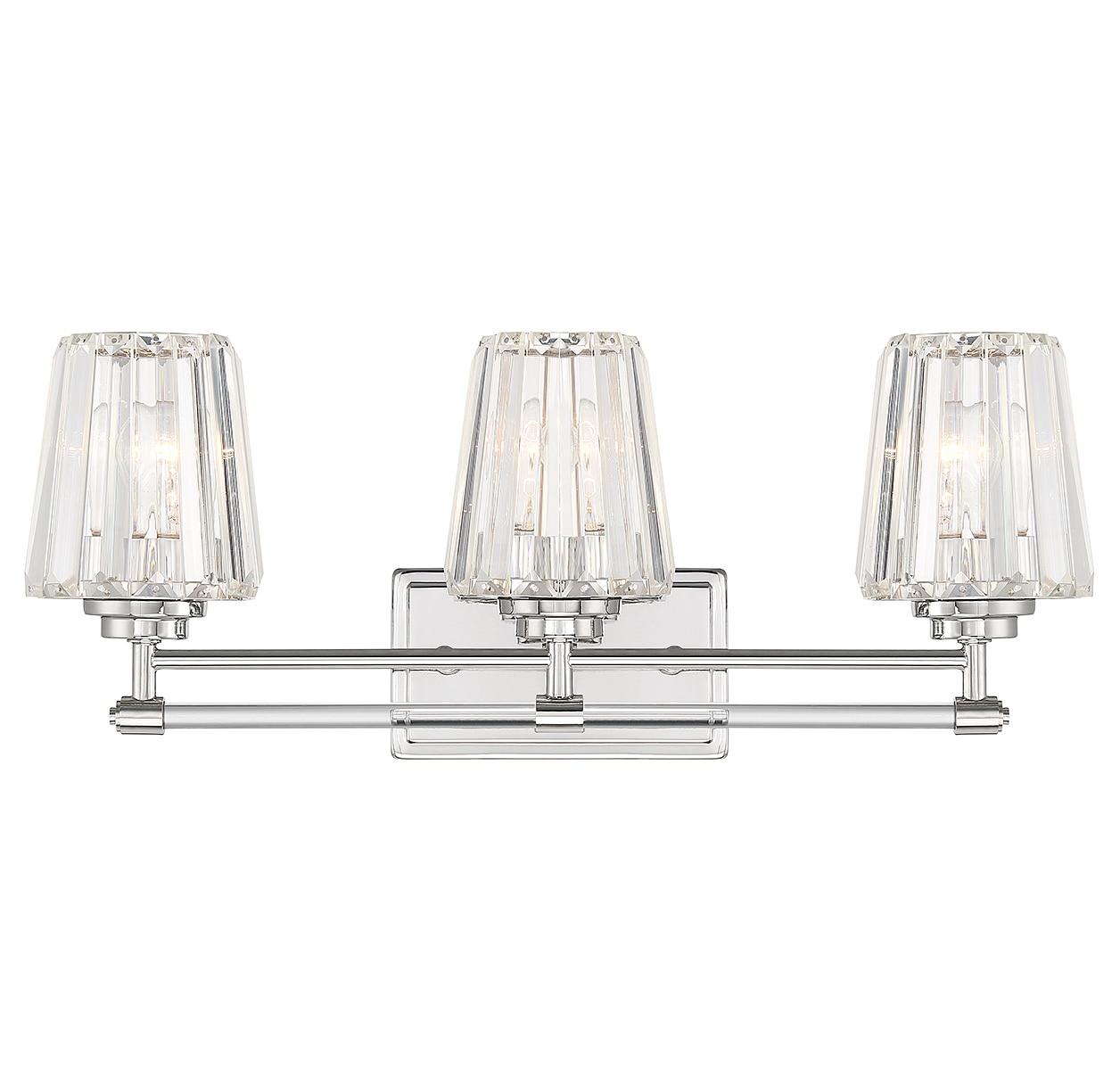 Savoy House Garnet 3 - Light Vanity in  Polished Nickel