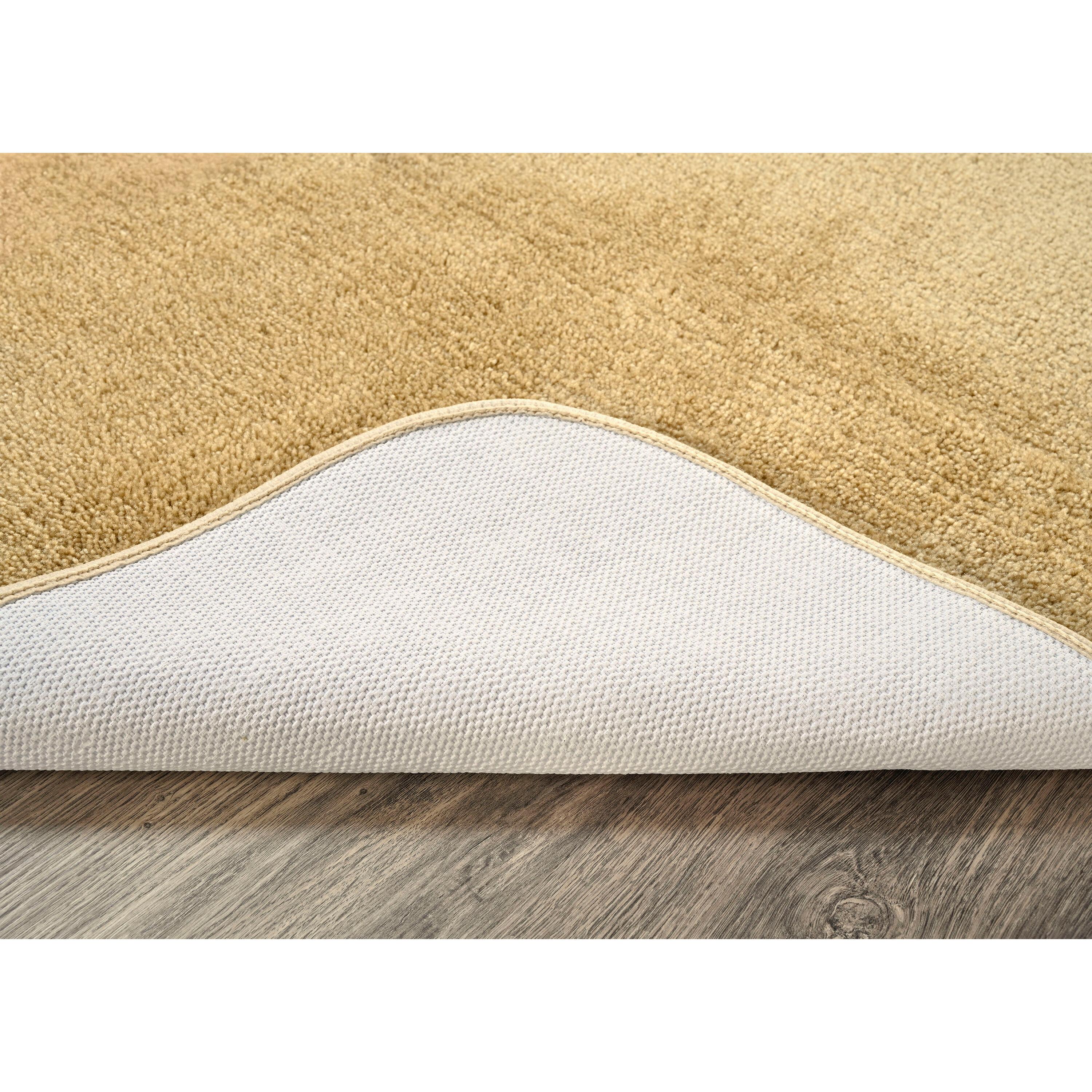 2pc Traditional Nylon Washable Bathroom Rug Set Linen - Garland Rug: Machine Made, Tufted, Latex Backing